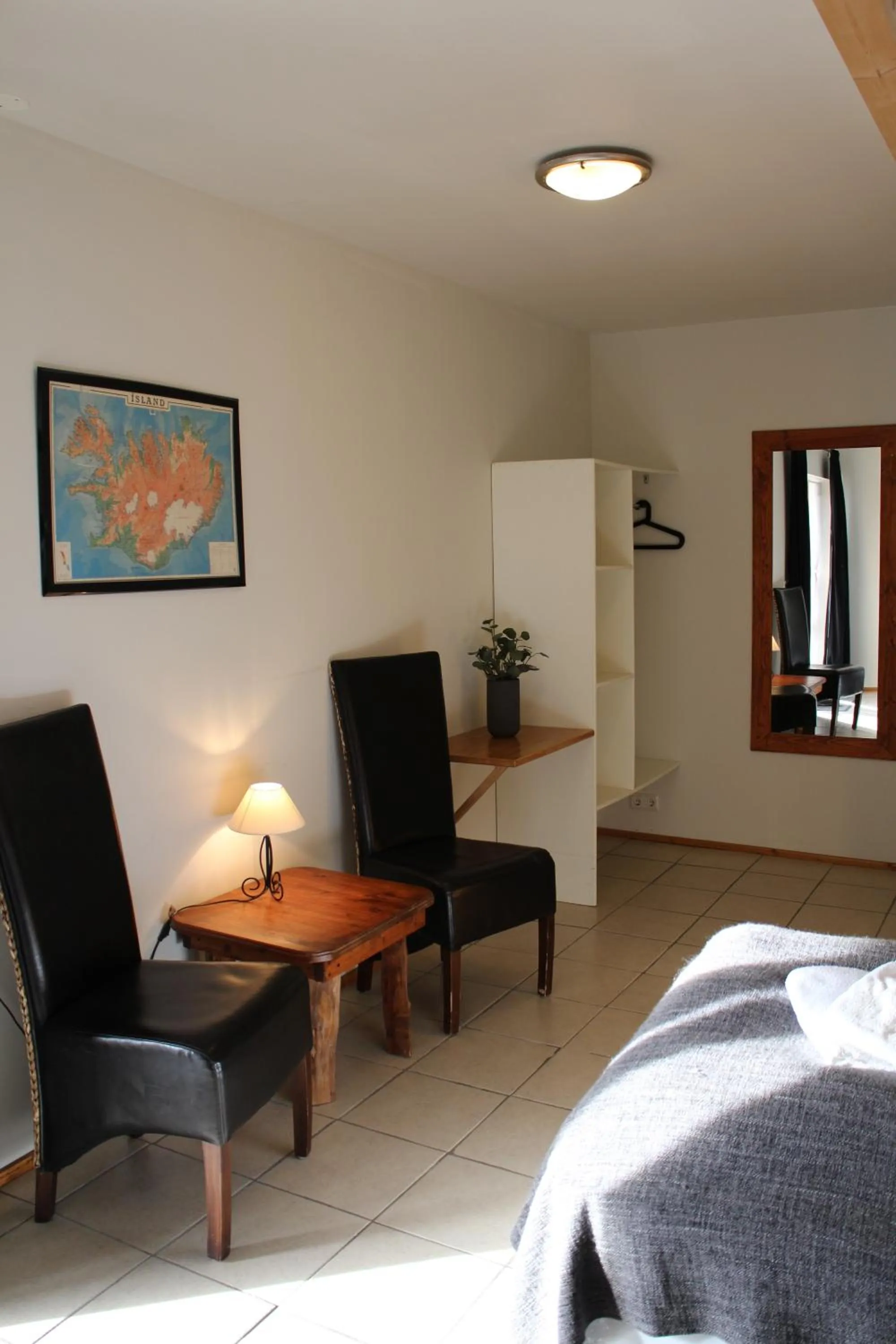 Bedroom, Bed in Hótel Á