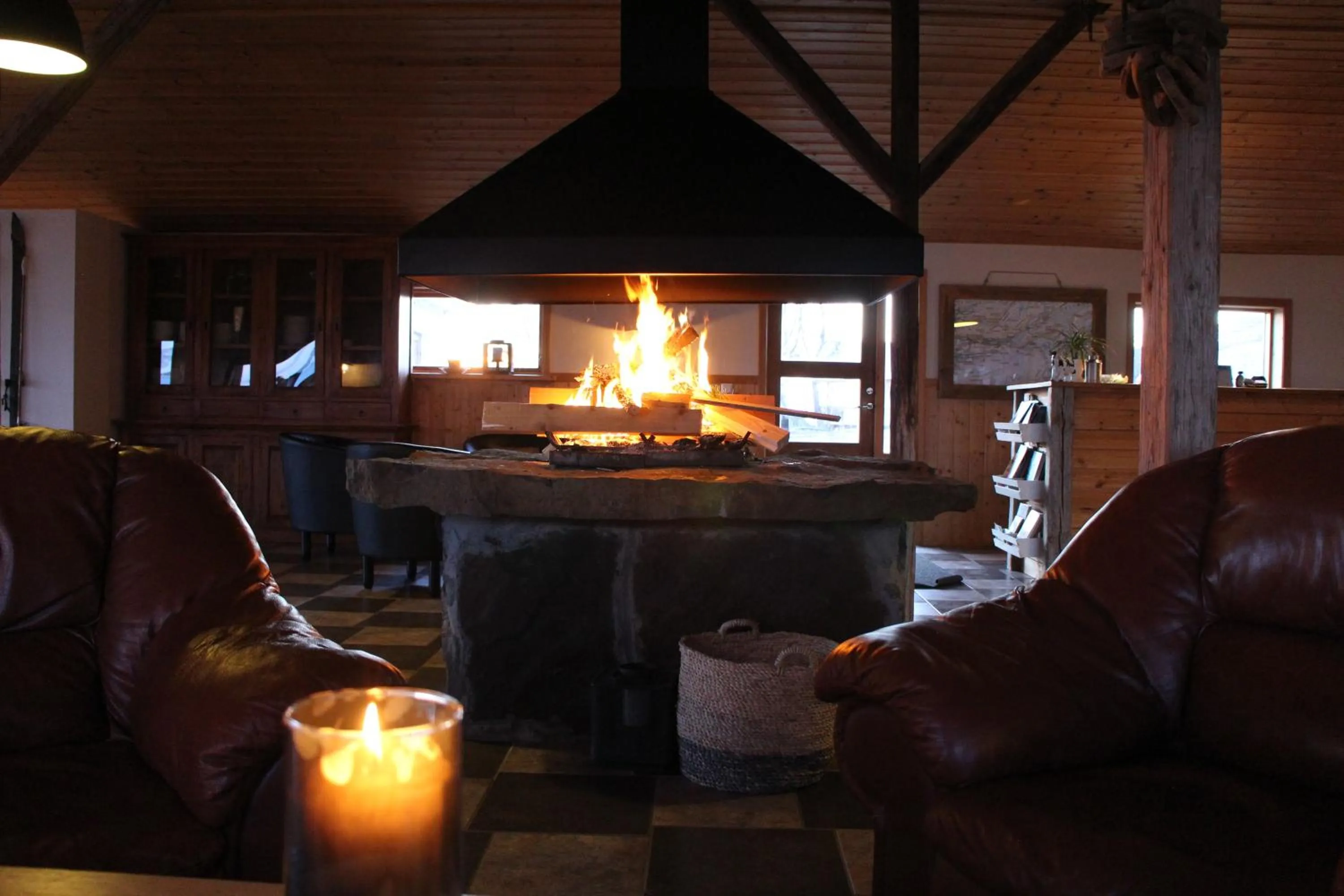 Lounge or bar in Hótel Á