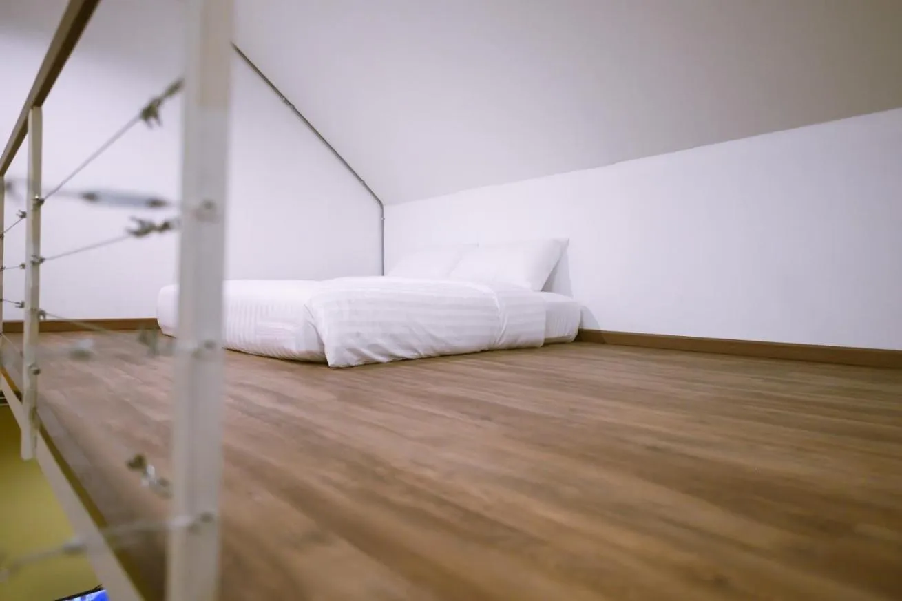 Bed in Dream Factory Hotel