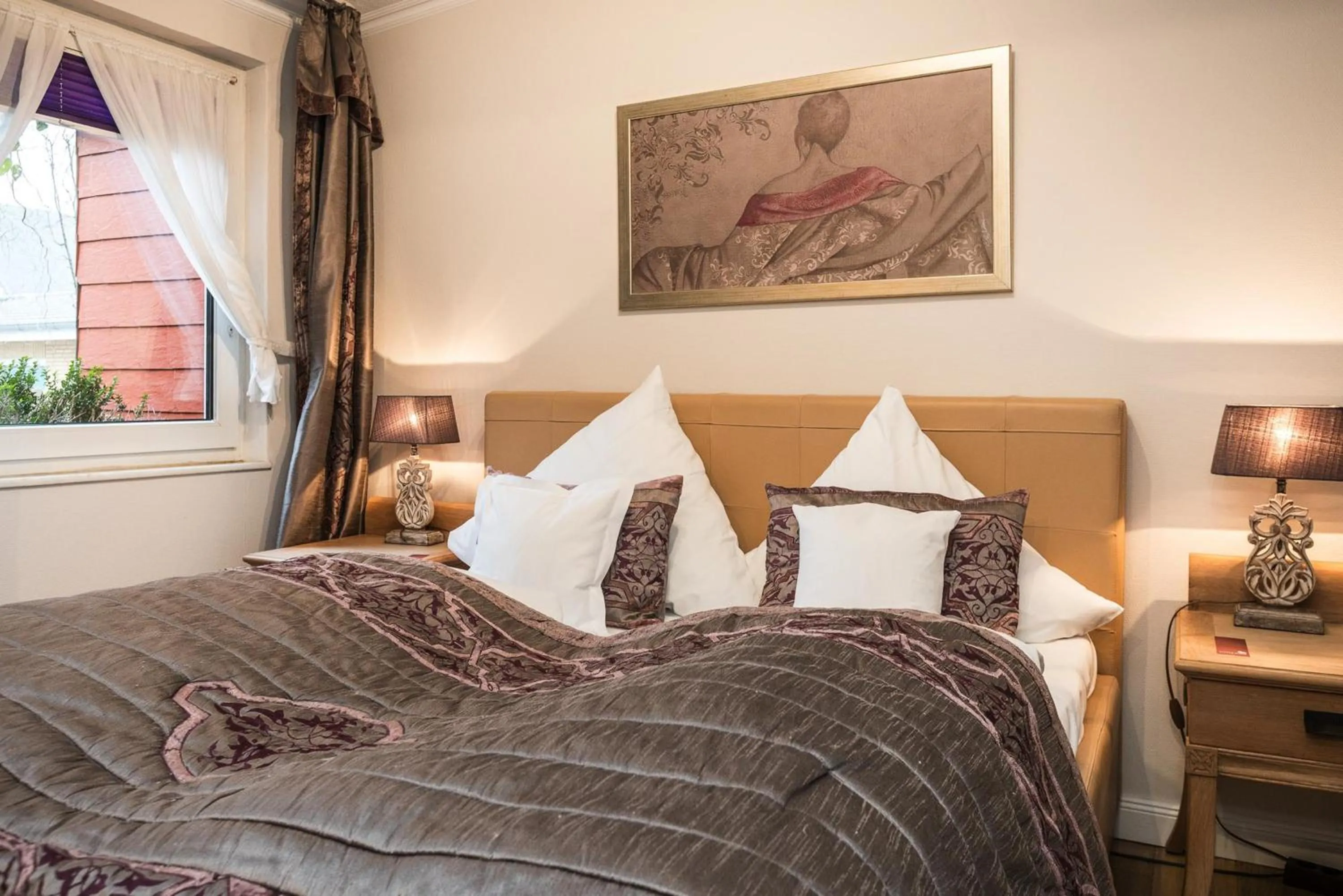 Living room, Bed in Landhaus Sylter Hahn