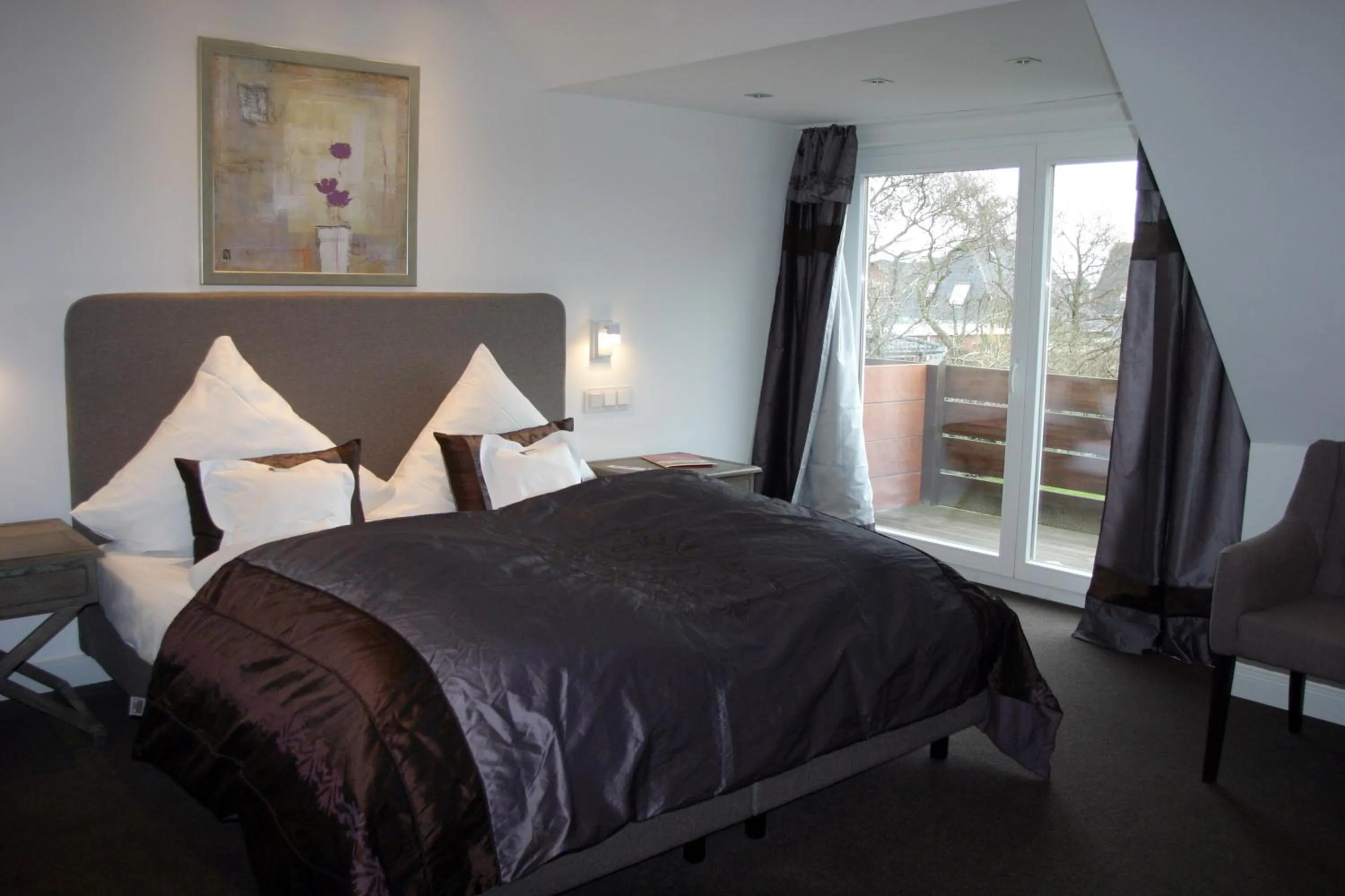 Bed in Landhaus Sylter Hahn