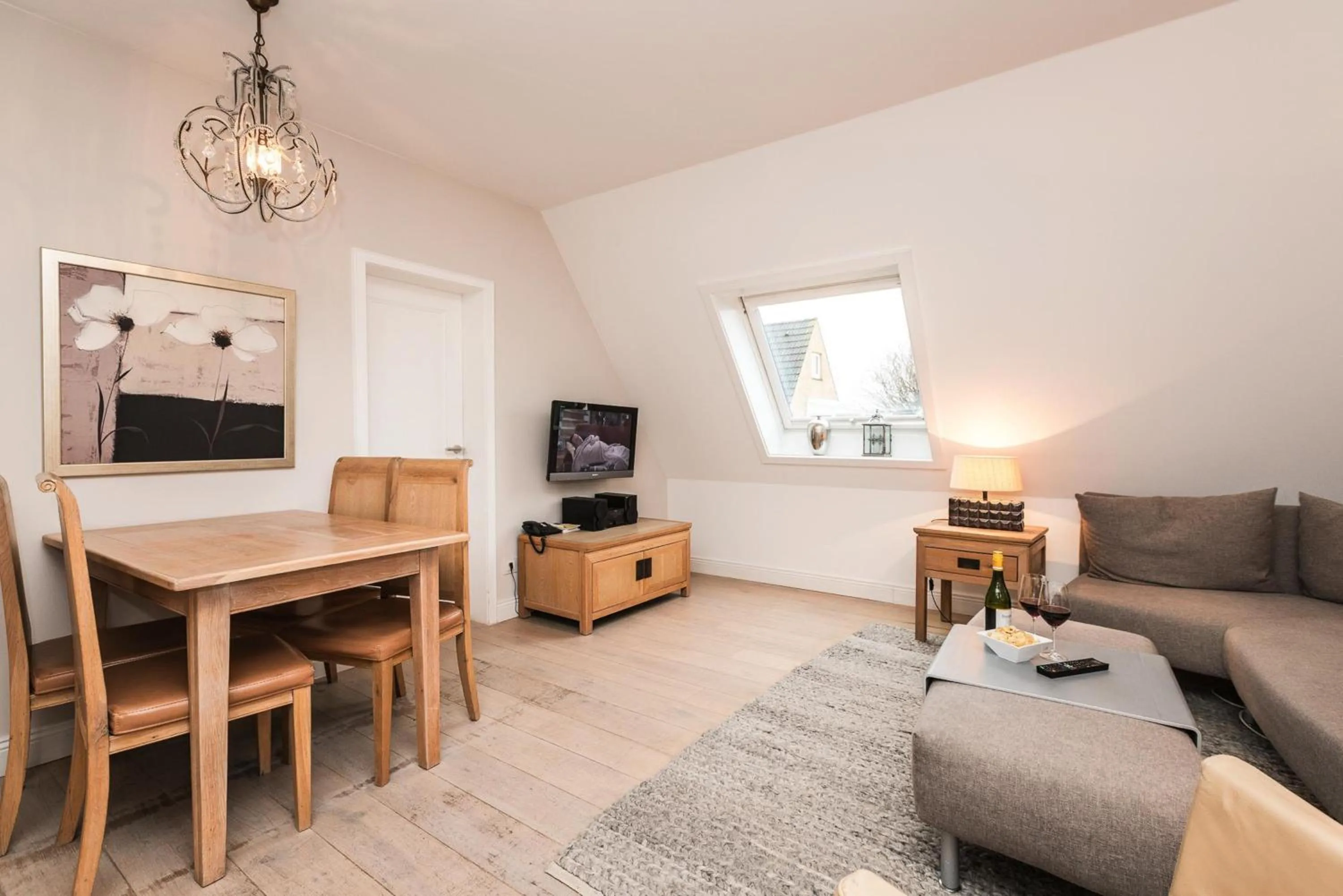 Kitchen or kitchenette in Landhaus Sylter Hahn