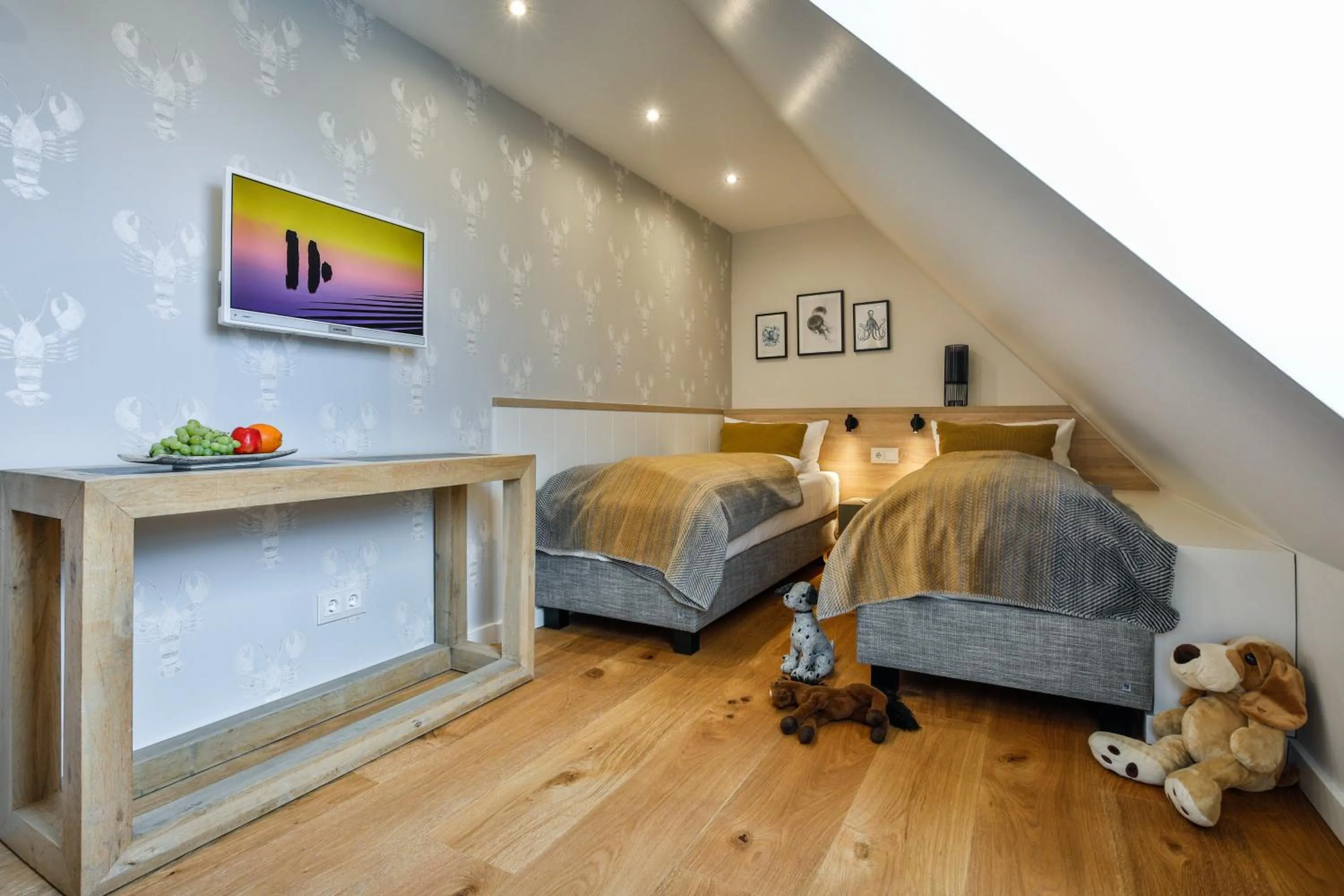 TV and multimedia, Bed in Landhaus Sylter Hahn