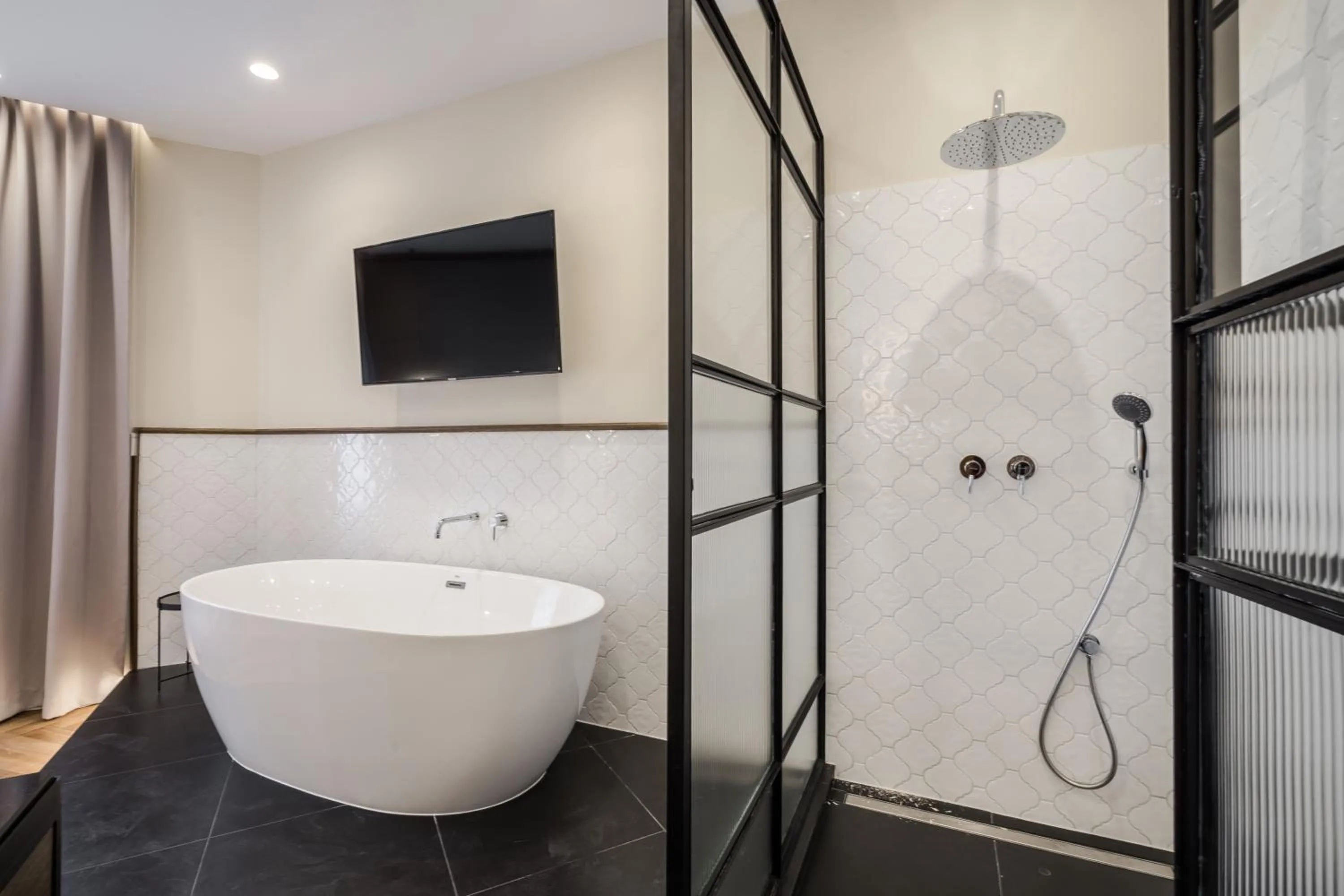 Bathroom in Budapest Eye- Boutique Suites, by BQA