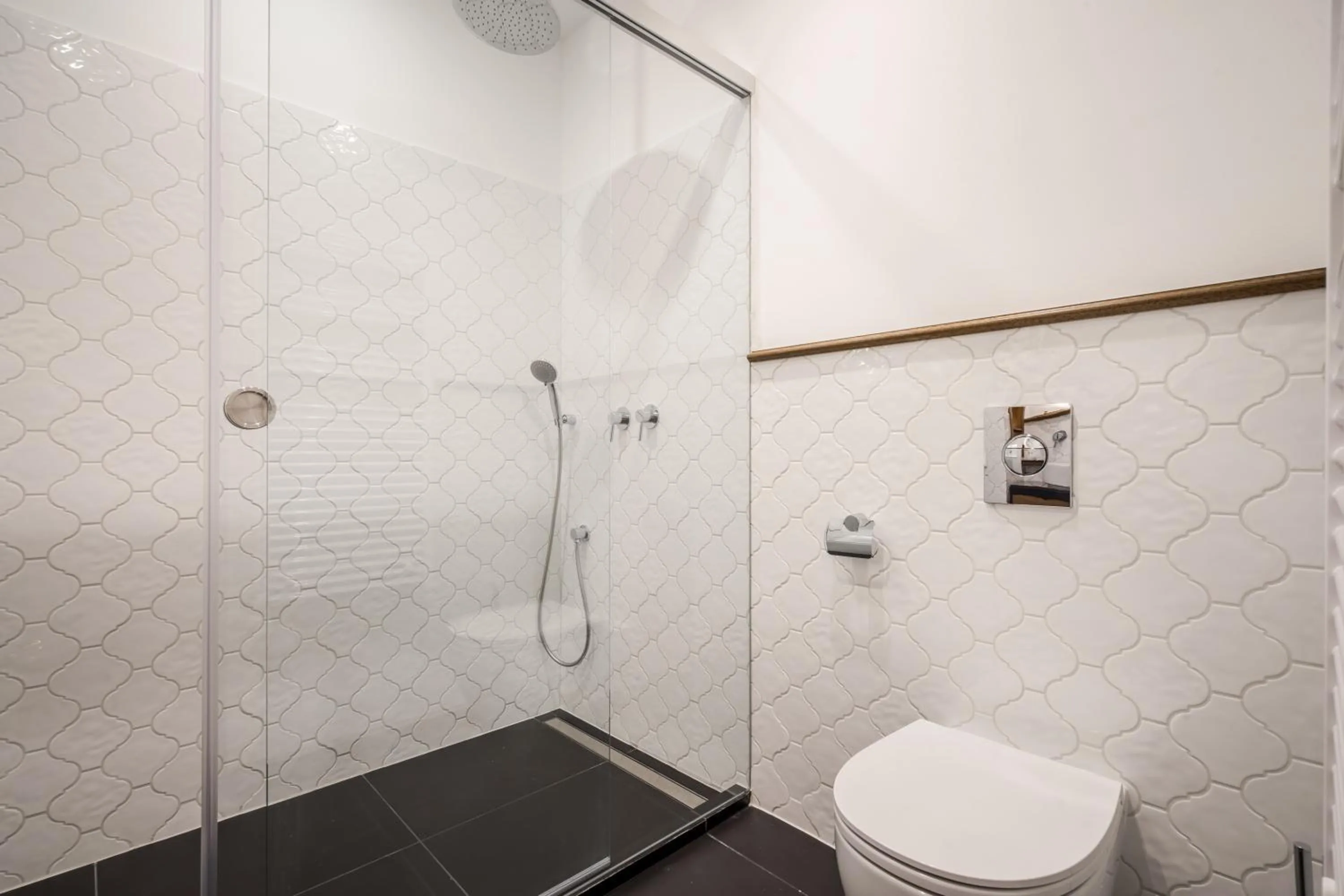Bathroom in Budapest Eye- Boutique Suites, by BQA