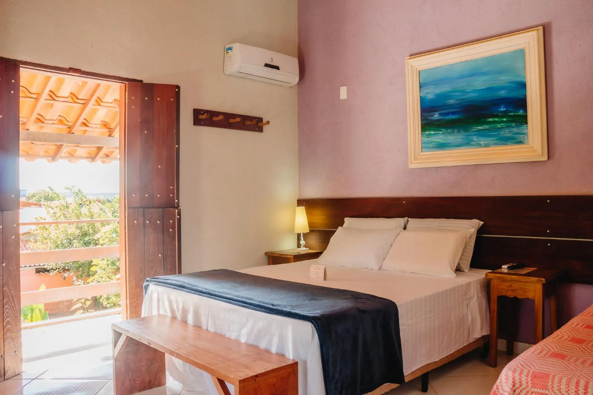 Bed in Pousada Adega Cipo