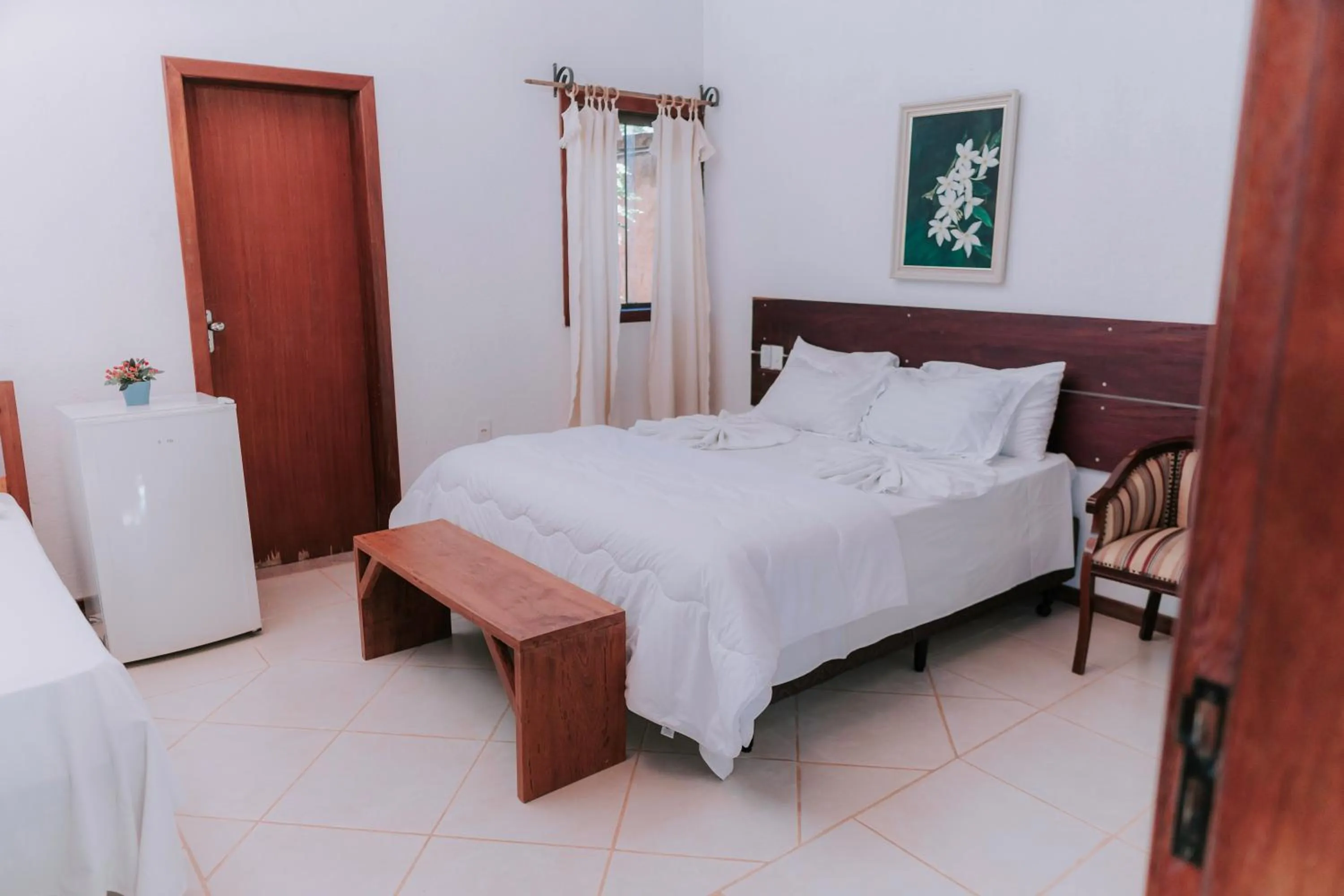 Bed in Pousada Adega Cipo