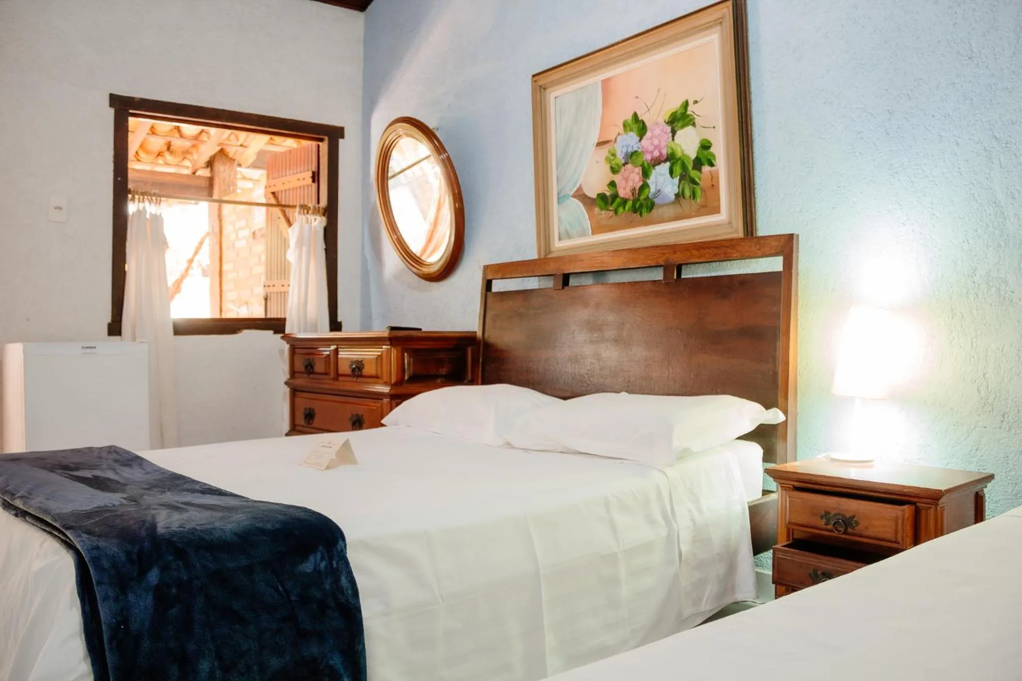 Bed in Pousada Adega Cipo