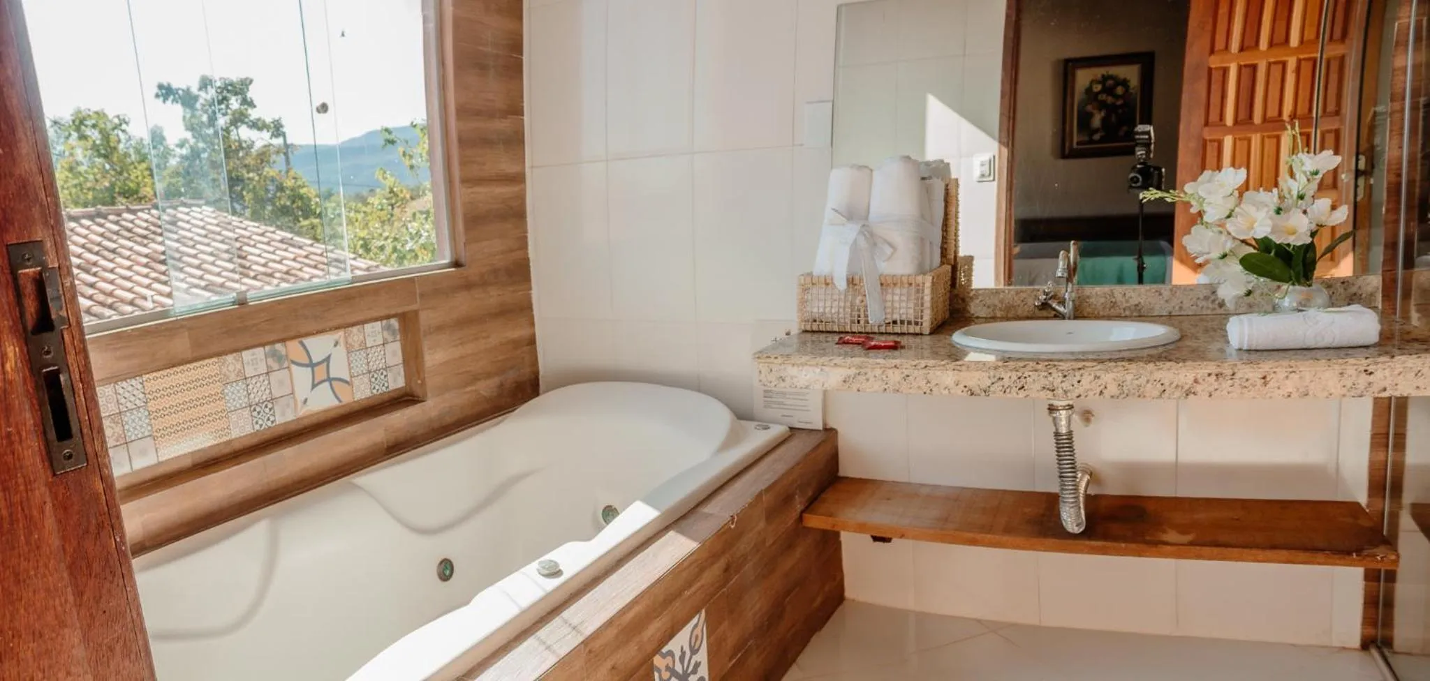 Hot Tub in Pousada Adega Cipo