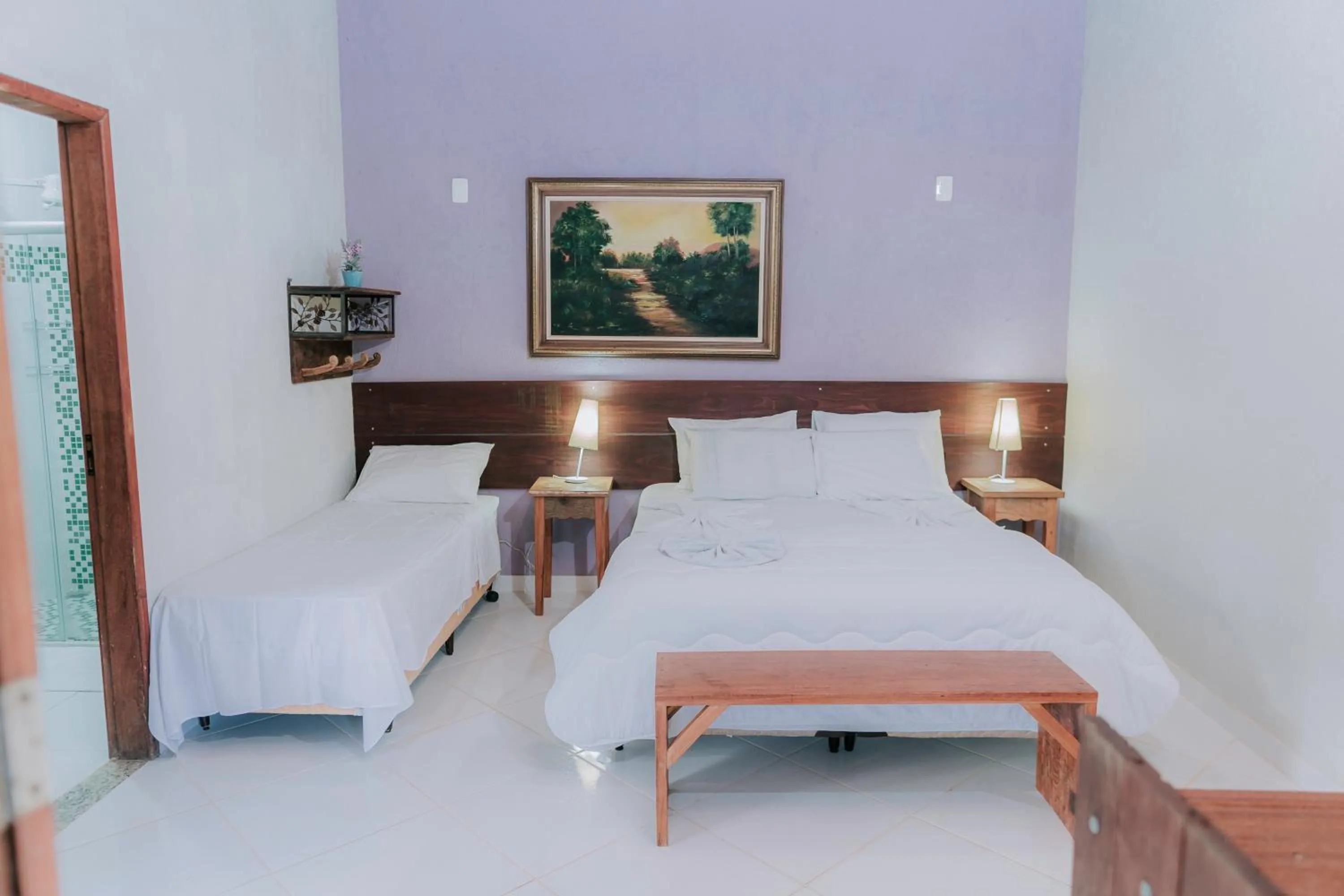 Bed in Pousada Adega Cipo