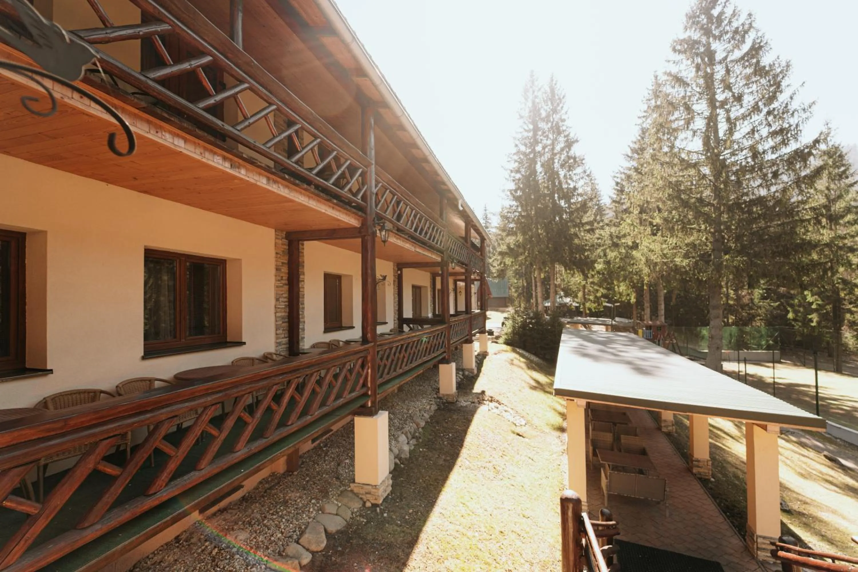 Balcony/Terrace in Horský hotel Bartoška