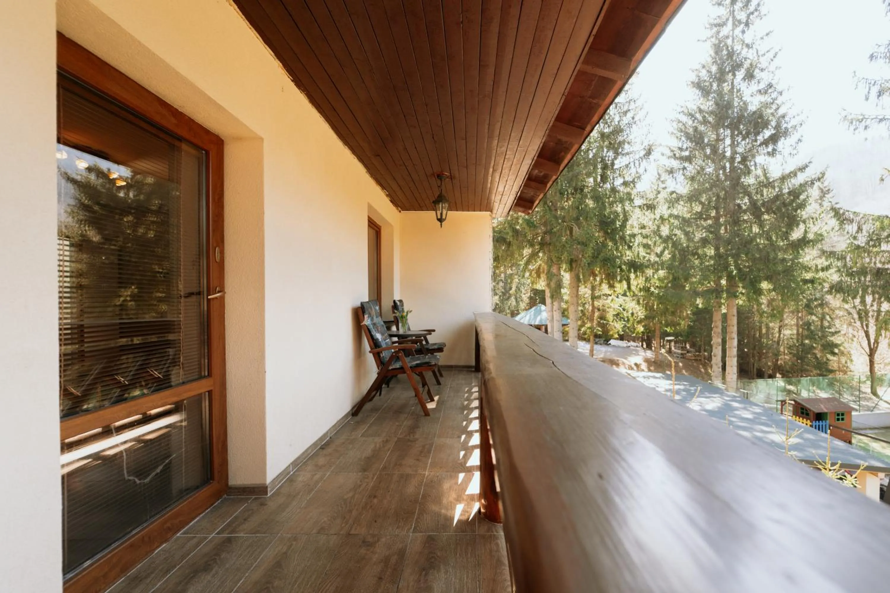 Balcony/Terrace in Horský hotel Bartoška
