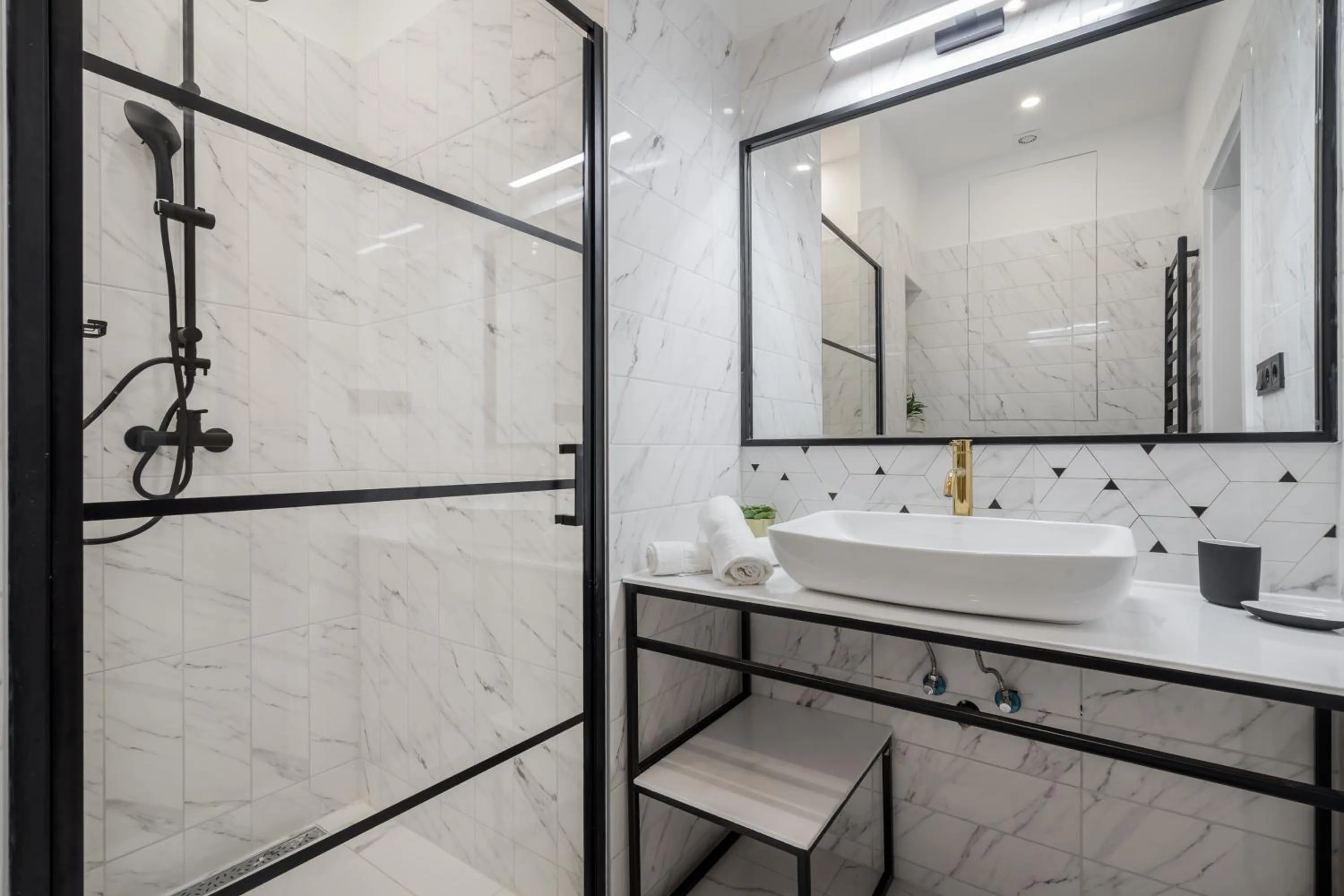 Shower in Astoria Boutique Suites- Best Location by BQA