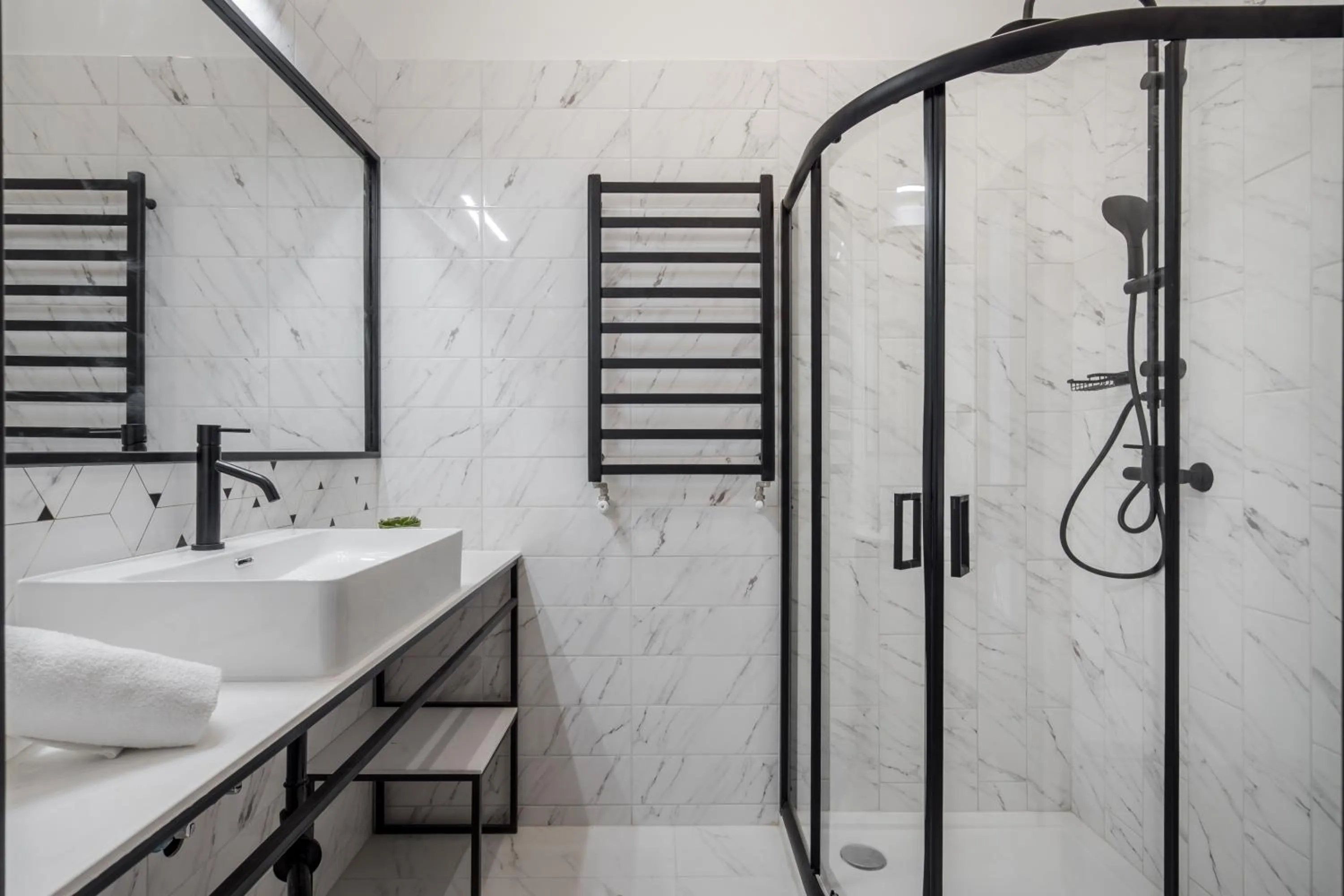 Shower in Astoria Boutique Suites- Best Location by BQA