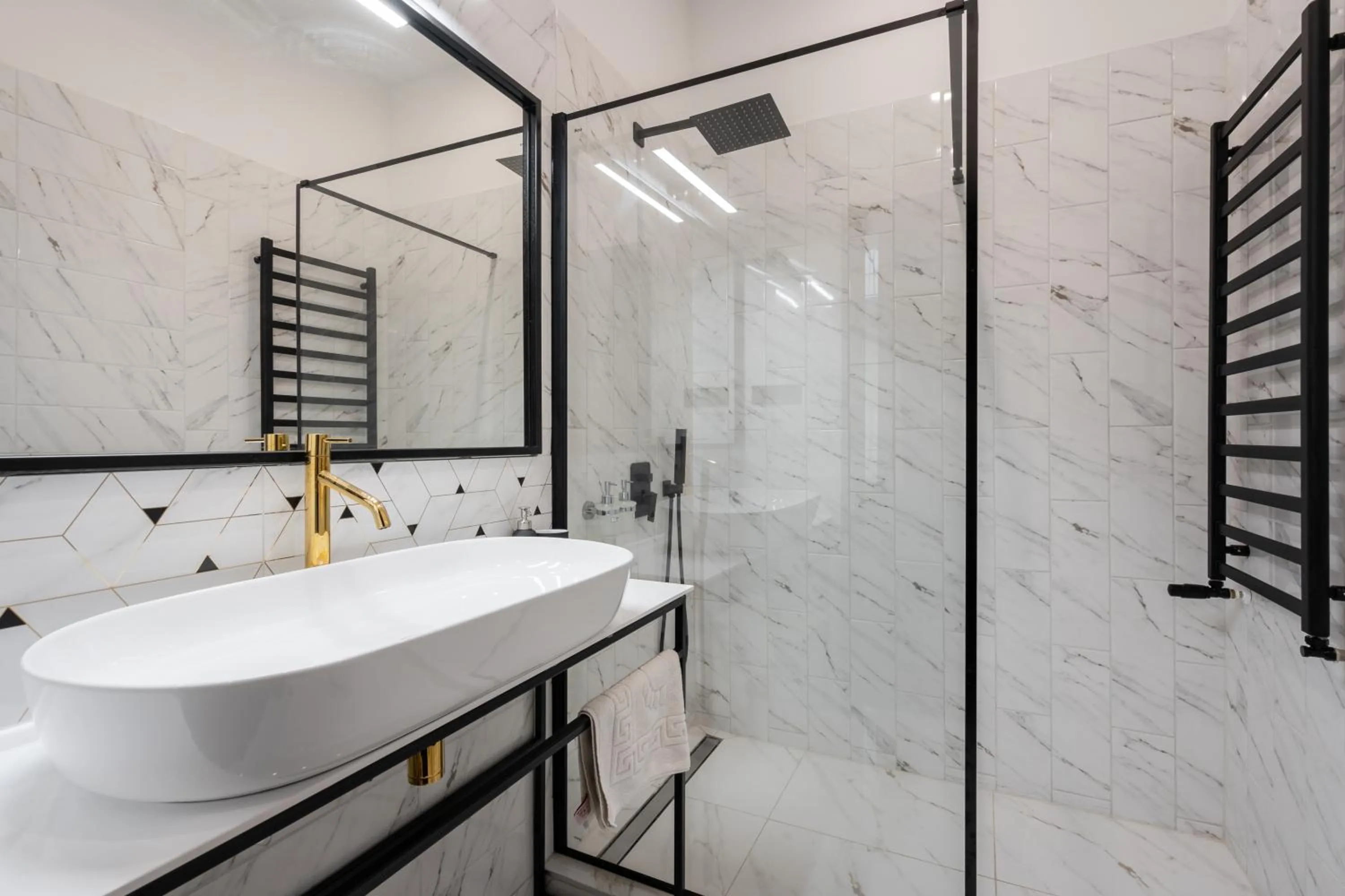 Shower in Astoria Boutique Suites- Best Location by BQA