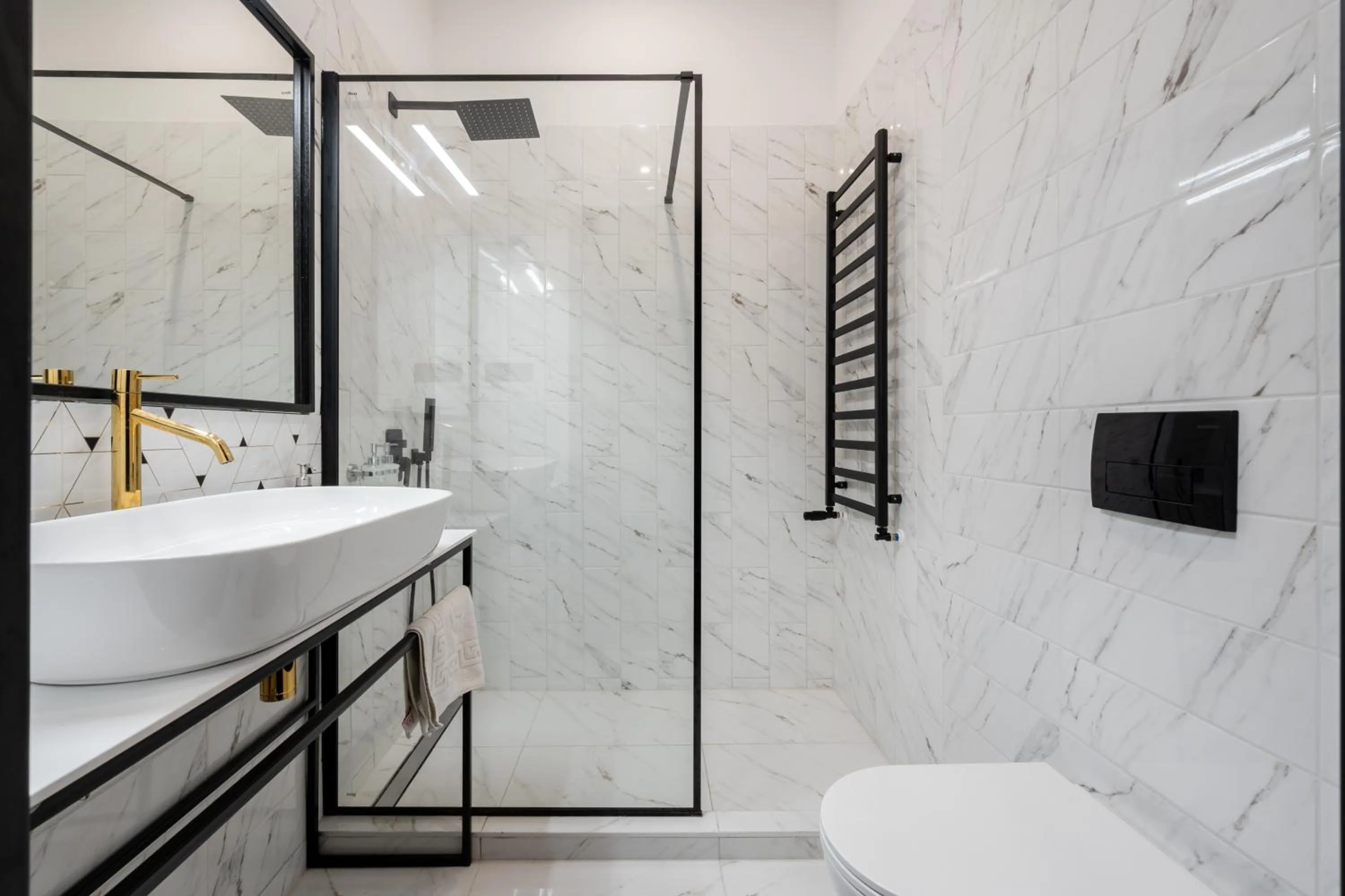 Shower in Astoria Boutique Suites- Best Location by BQA