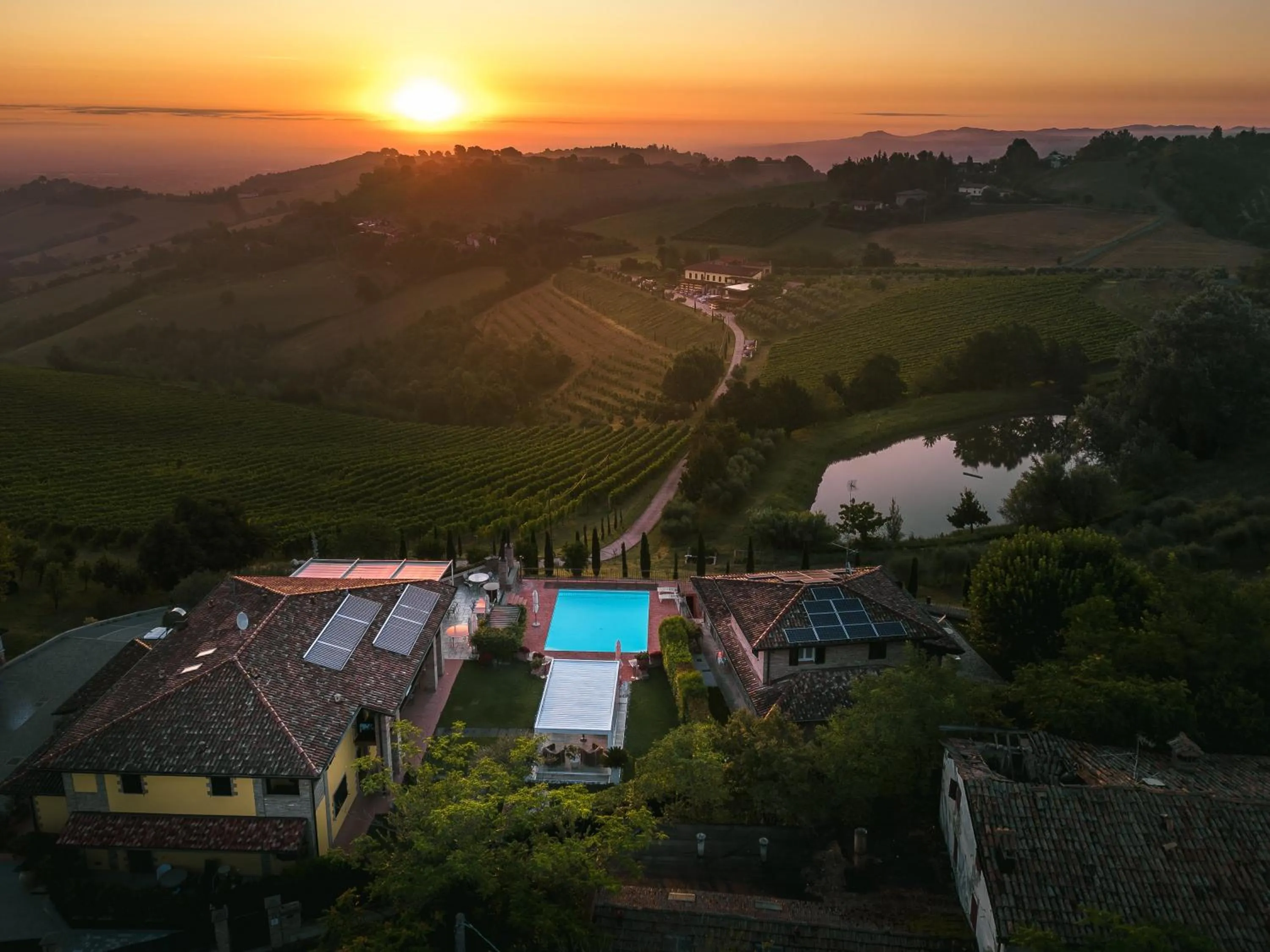 Bird's eye view in Agriturismo Acetaia Sereni