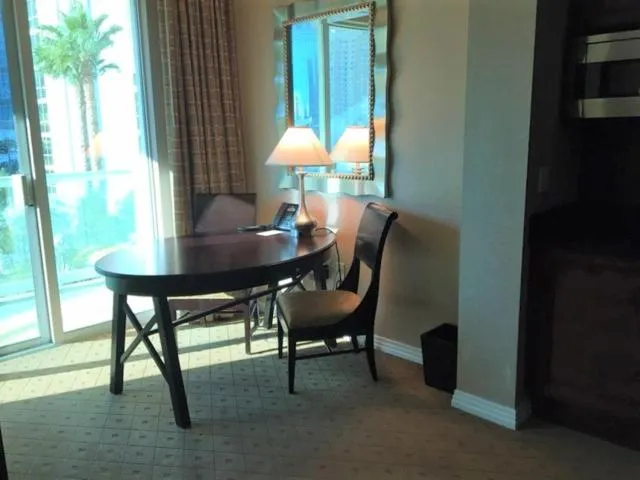 Seating area in MGM Signature Condo Hotel by Owner - No Resort Fee !!