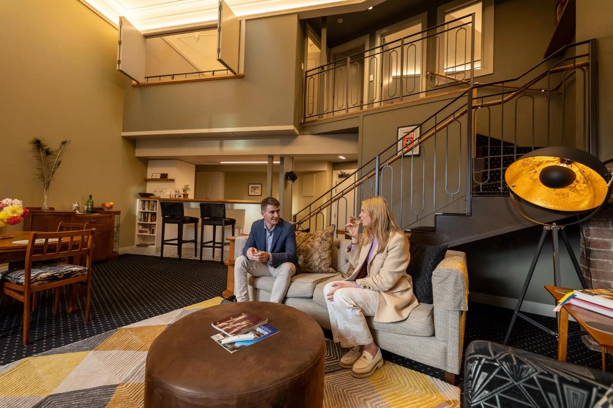 Living room in Bell Hill Apartments