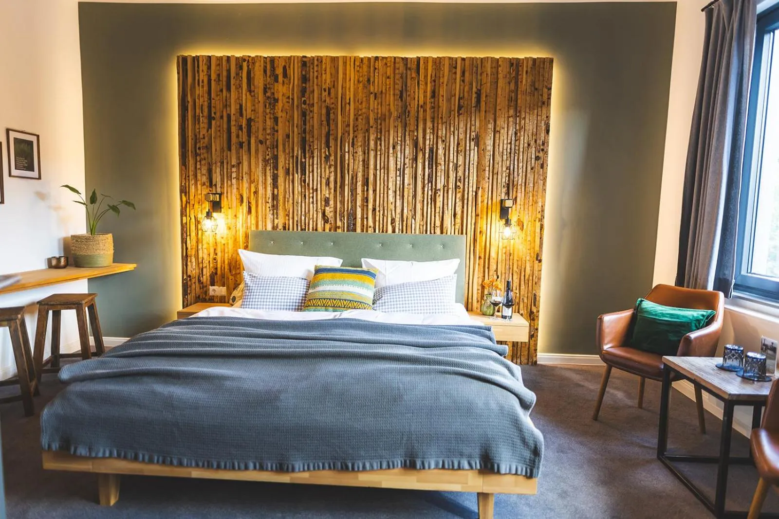 Photo of the whole room, Bed in Boutique Hotel LANDHAUSZEIT