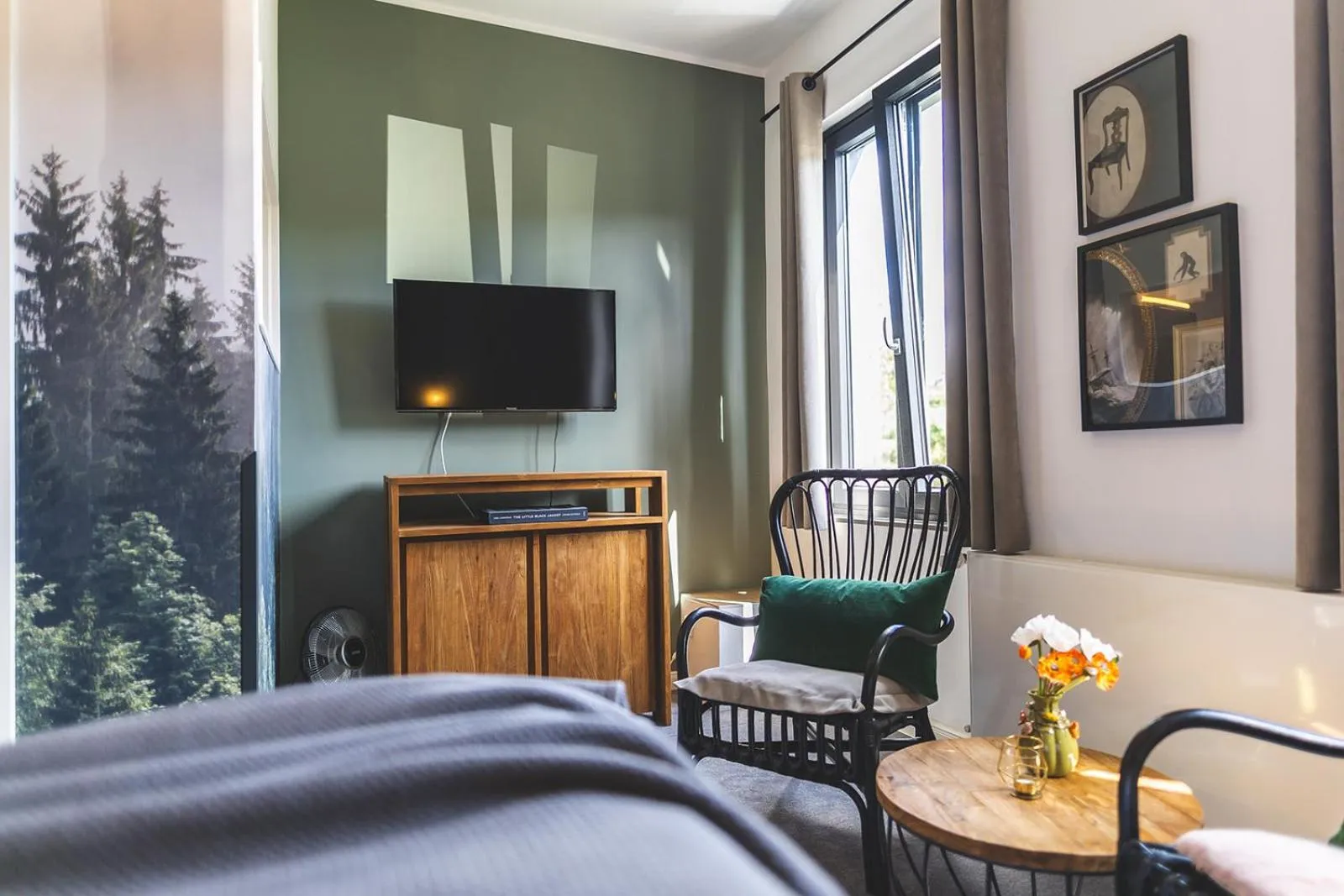 TV and multimedia, Bed in Boutique Hotel LANDHAUSZEIT