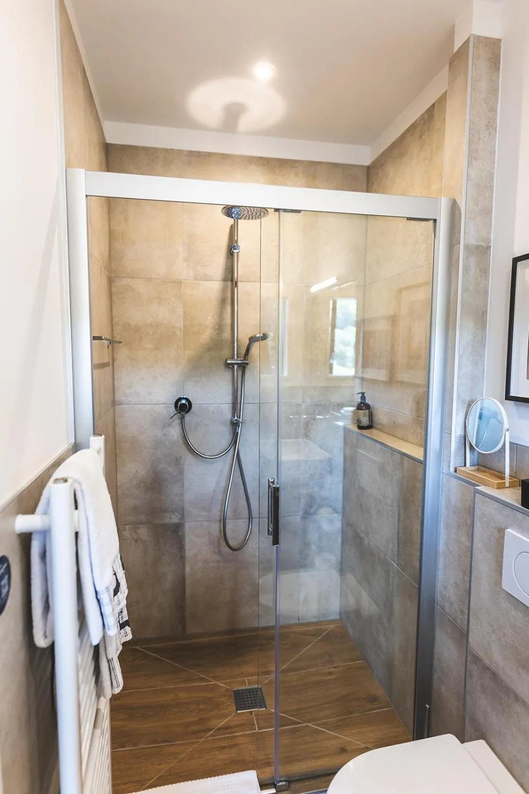 Shower in Boutique Hotel LANDHAUSZEIT
