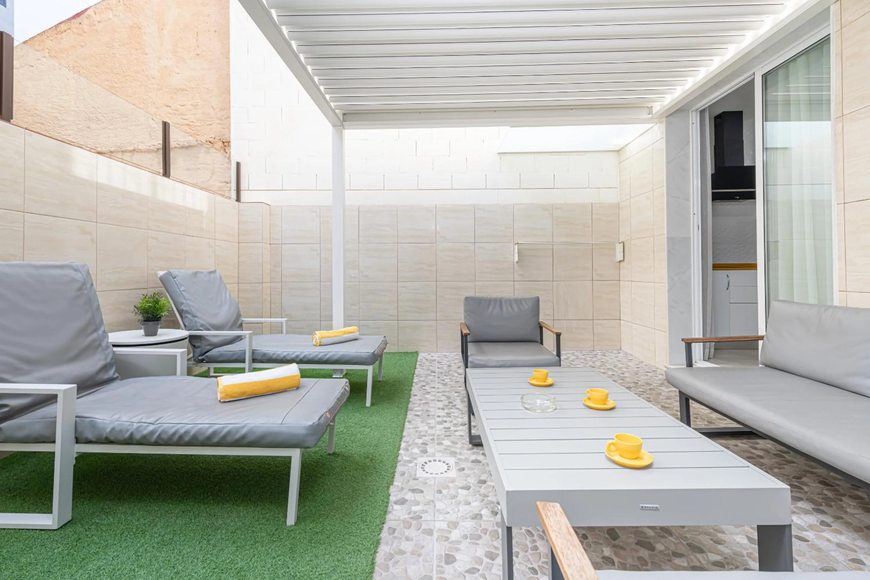 Balcony/Terrace in Luxury Home Poseidon