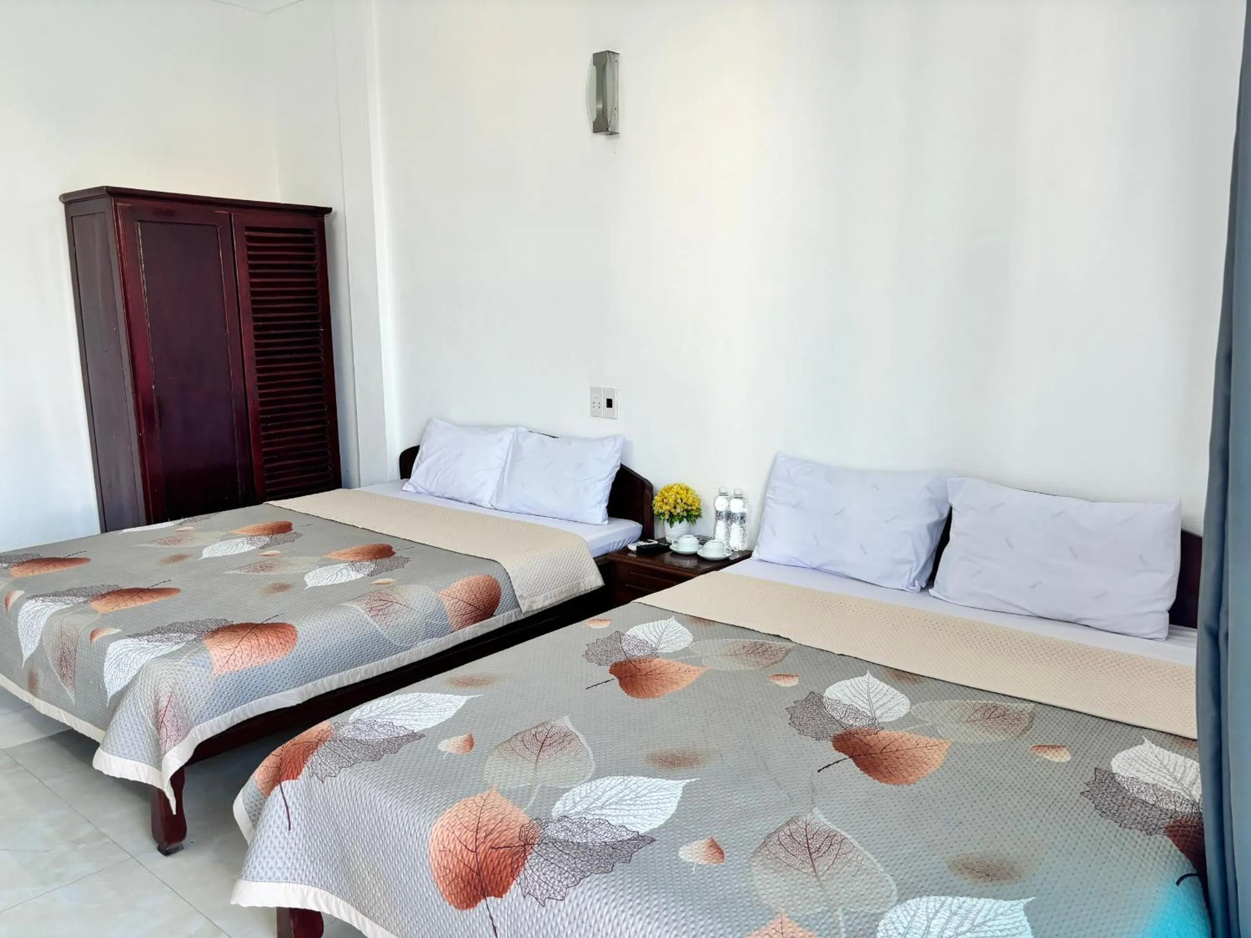 Bed in Khách Sạn Tuấn Thảo Cửa Lò