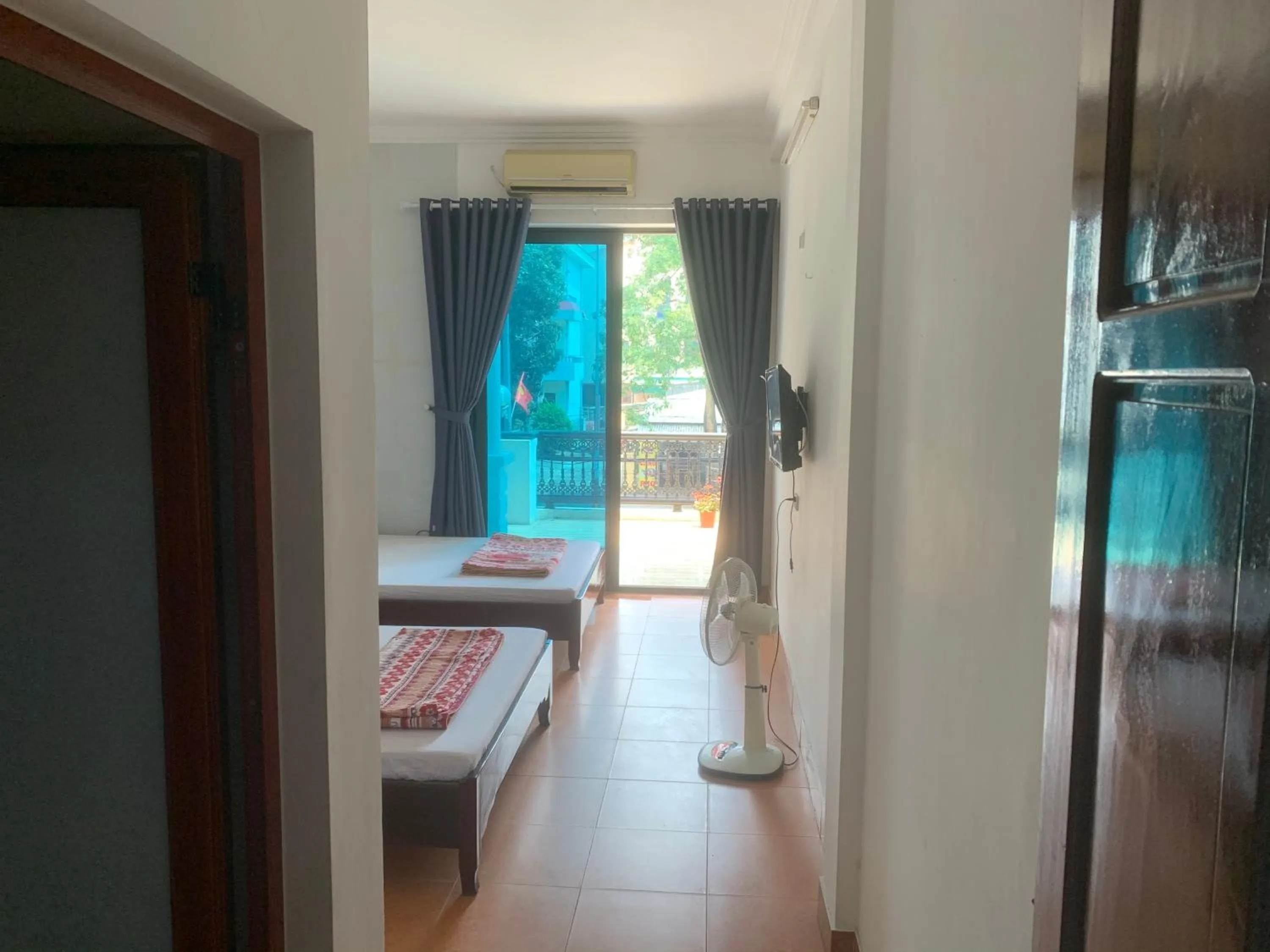 Bed in Khách Sạn Tuấn Thảo Cửa Lò