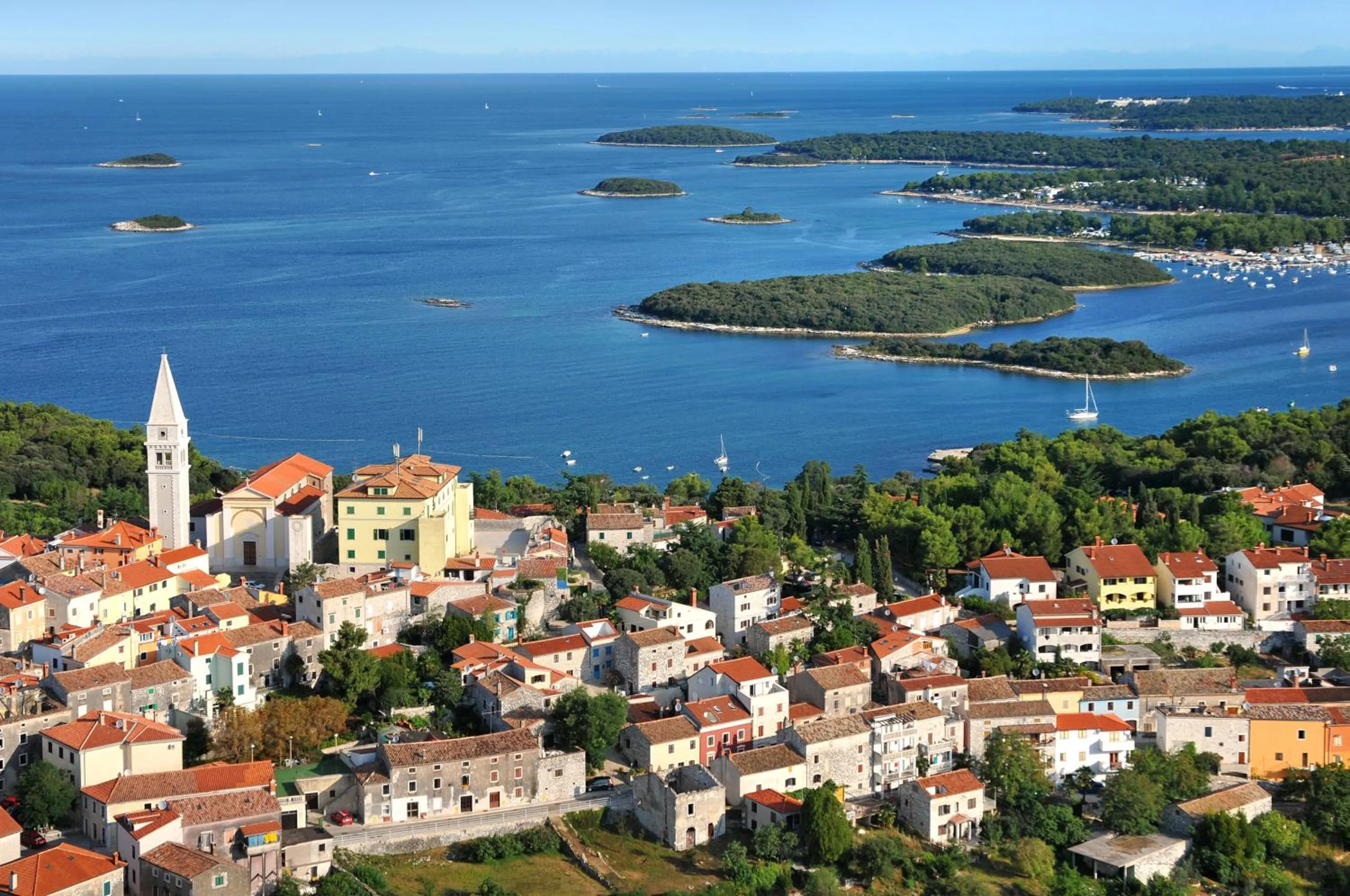 Bird's eye view in Camping Resort Tina Vrsar
