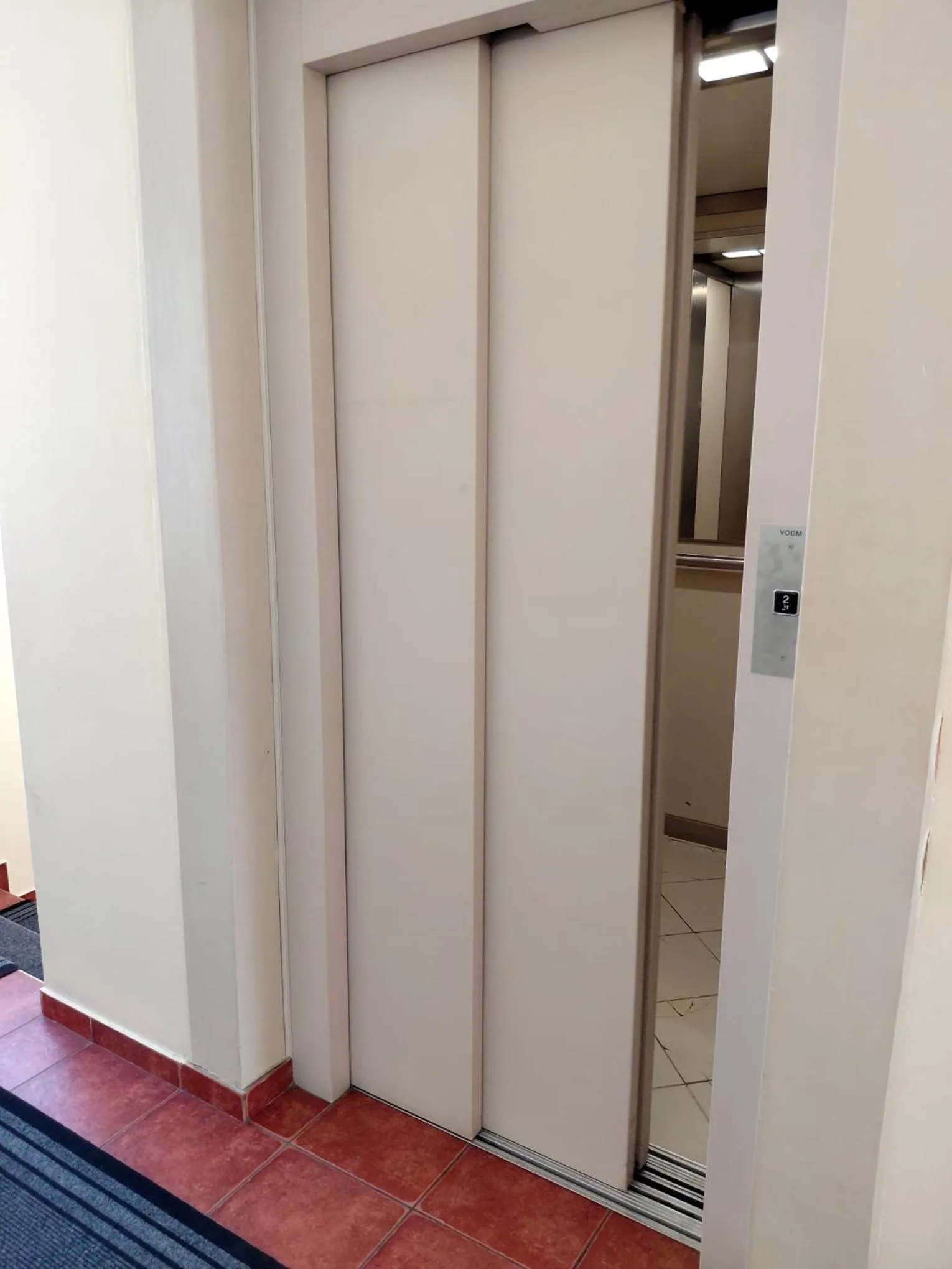 elevator in Hotel Slodes