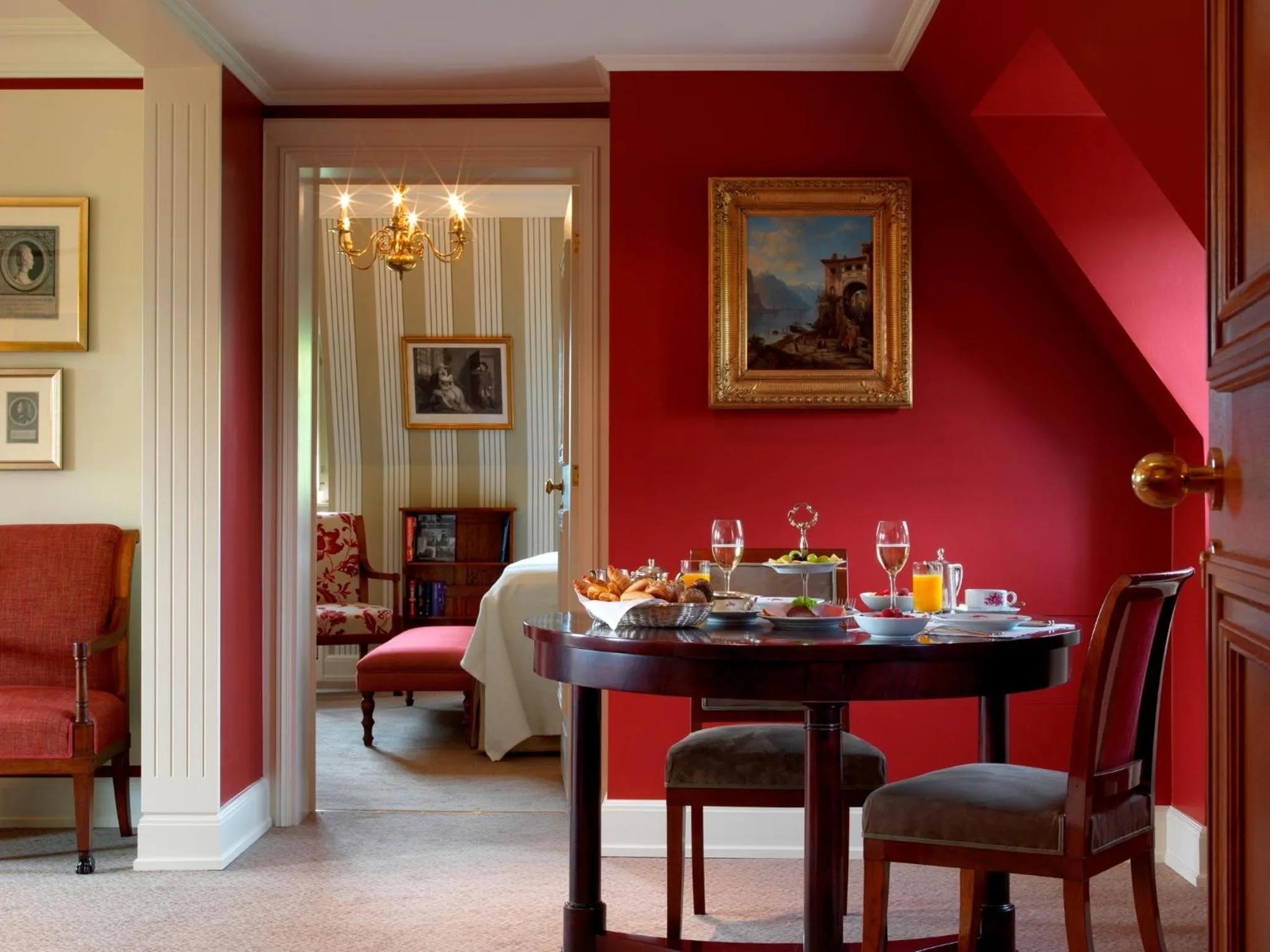 Seating area in Schlosshotel Kronberg - Hotel Frankfurt