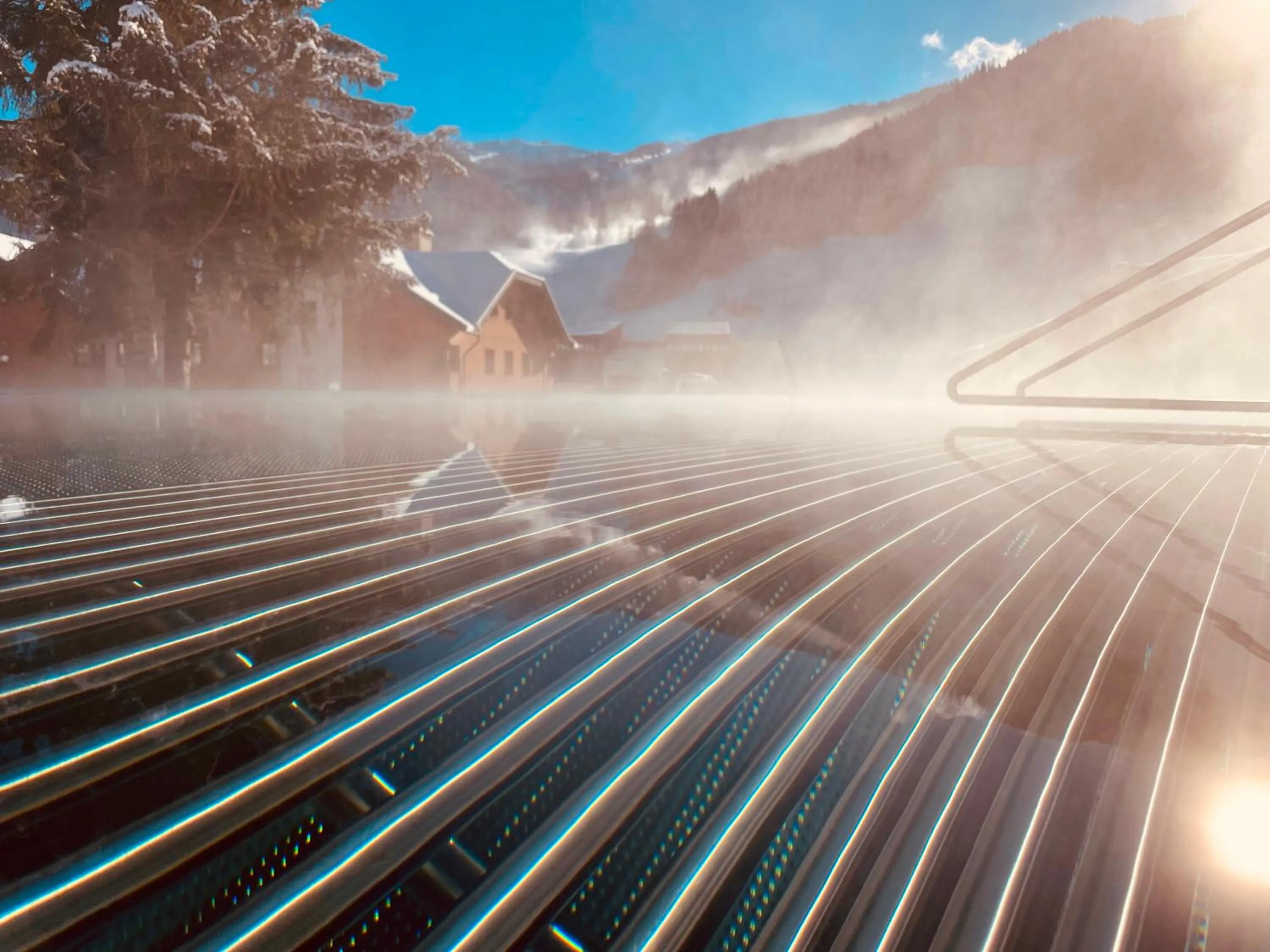 Swimming pool in Evident Hotel Prägant 4-Superior