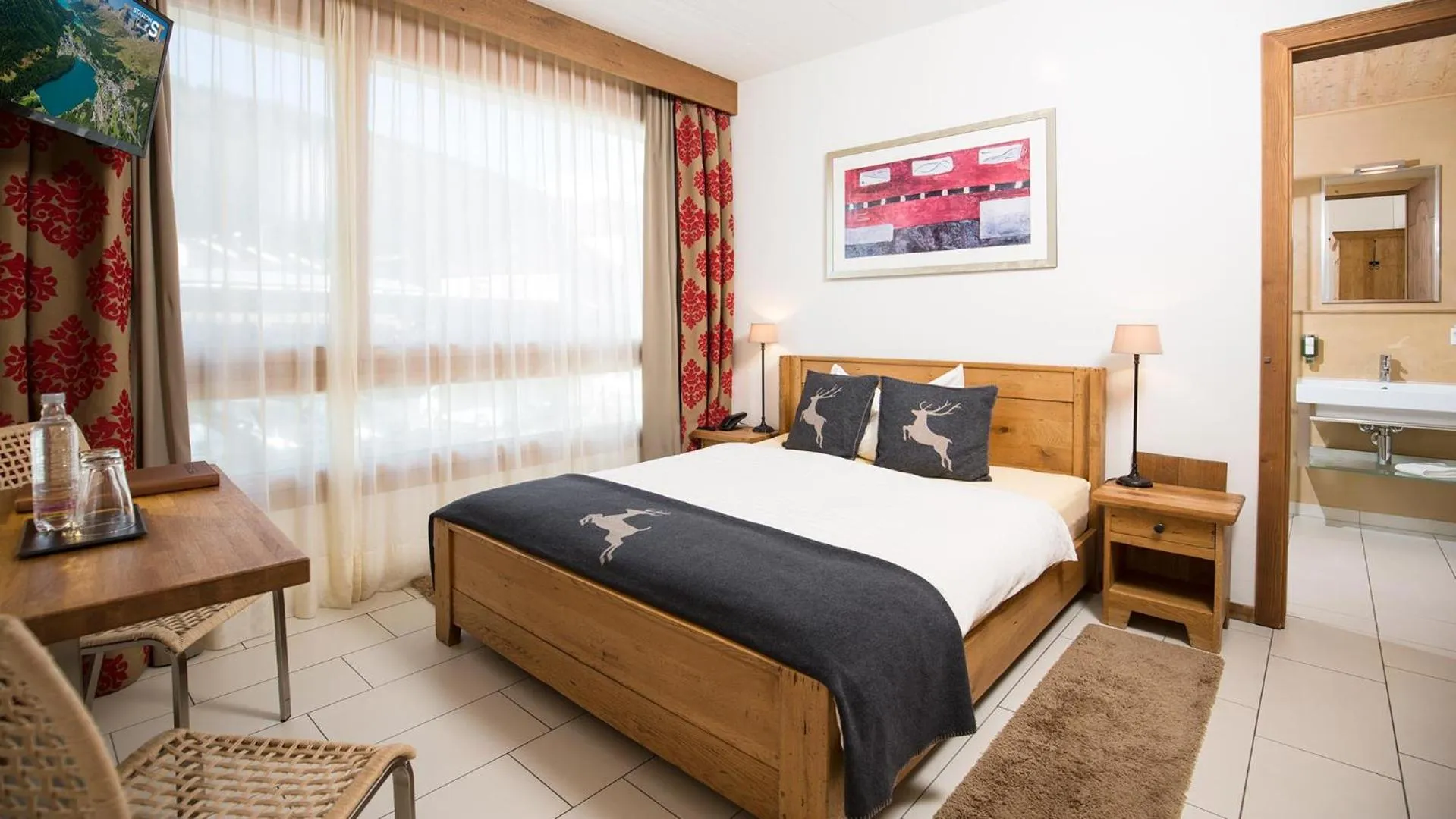 Bed in Hotel Station