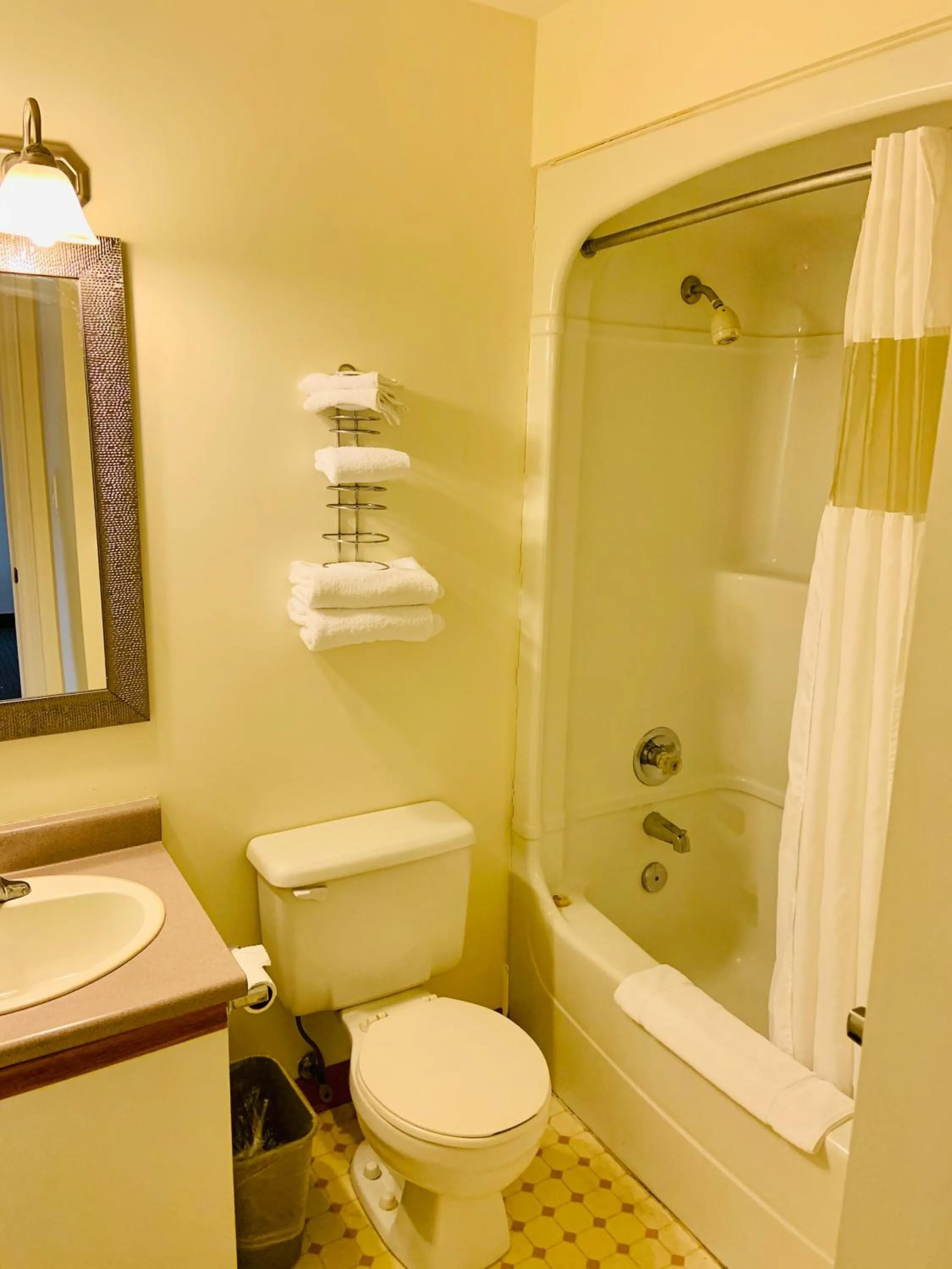 Bathroom in Green Acres Motel