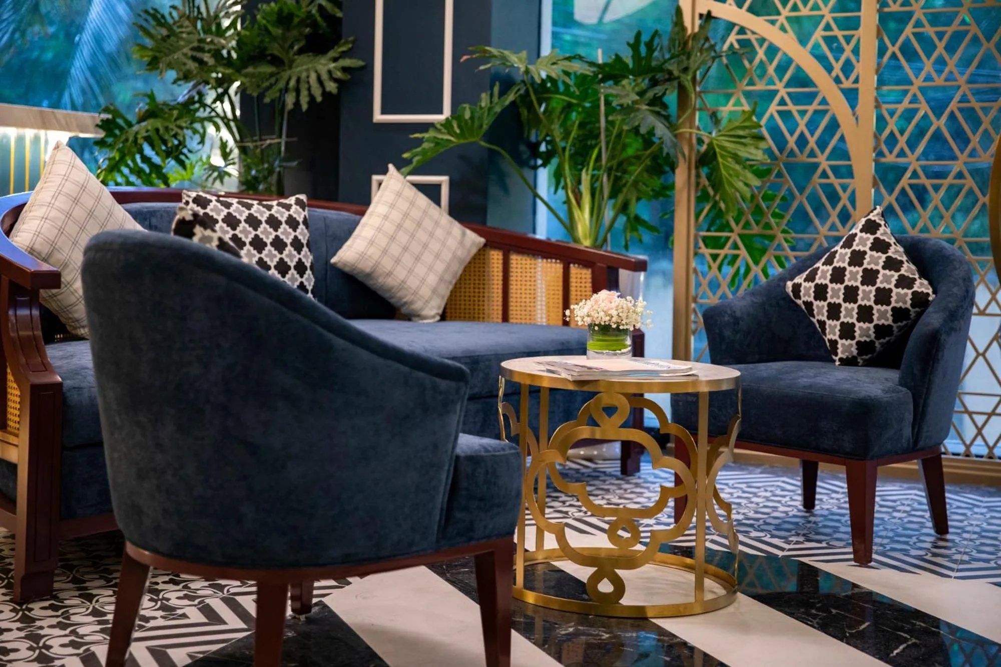 Seating area in Angel Hotels Beach Danang