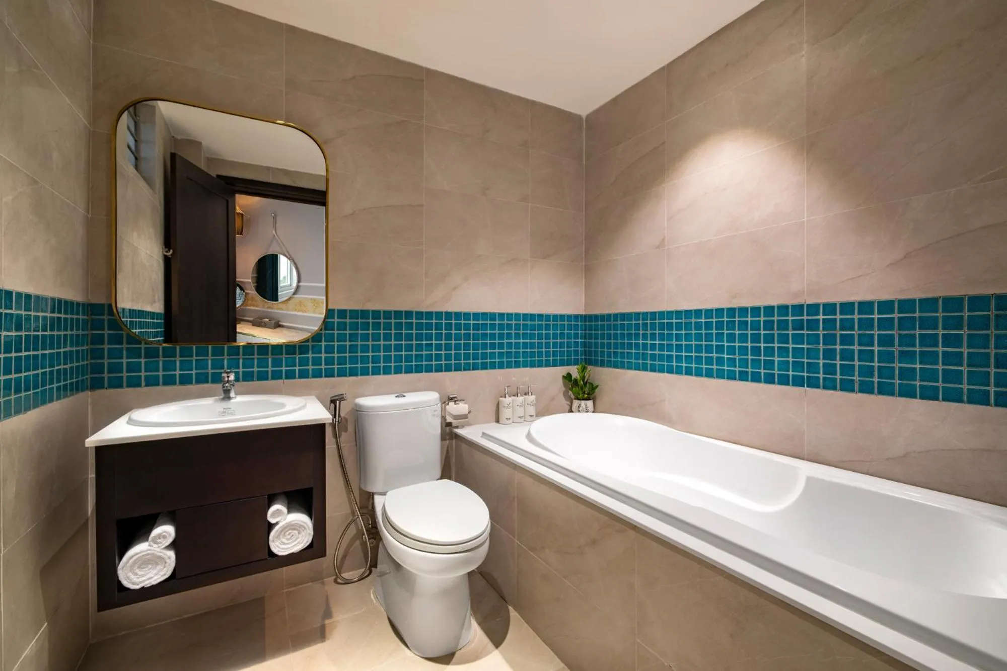 Bathroom in Angel Hotels Beach Danang