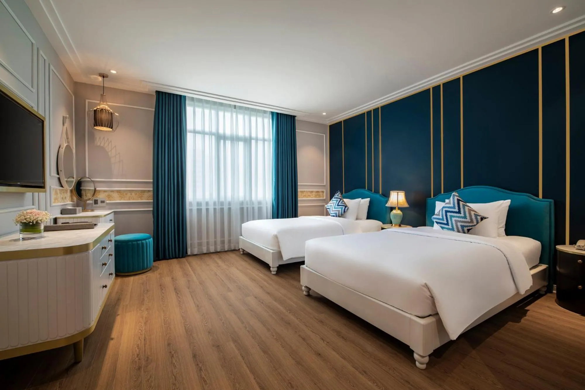 Photo of the whole room, Bed in Angel Hotels Beach Danang