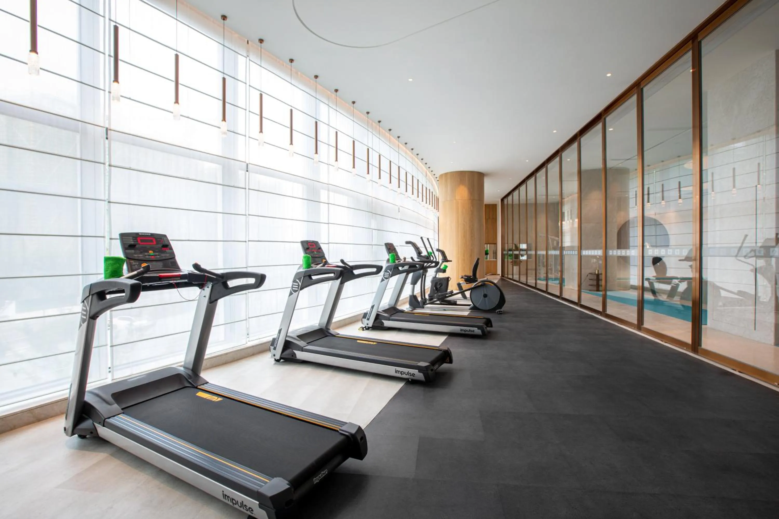 Fitness centre/facilities in Wyndham Garden Nanjing Airport
