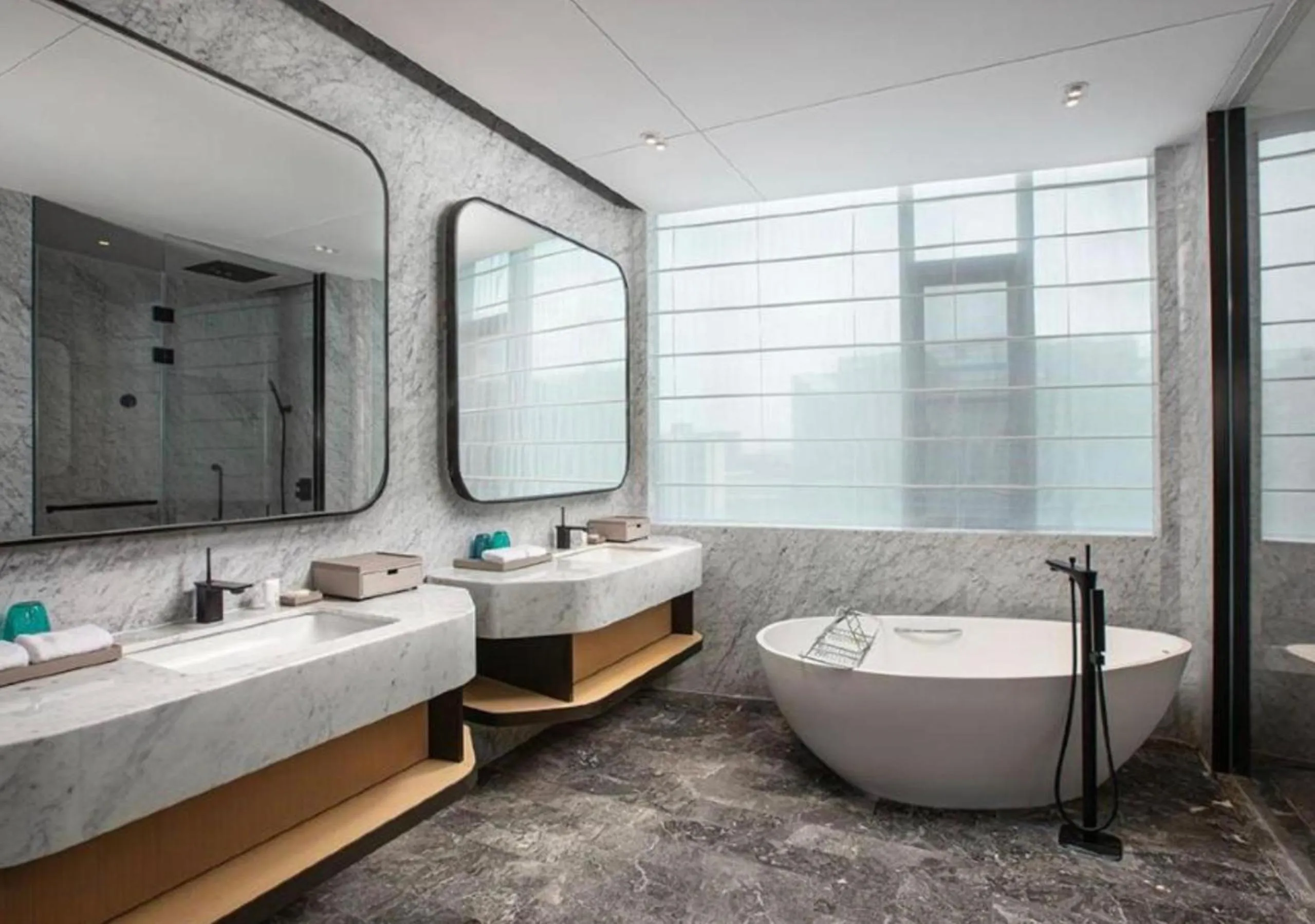 Bathroom in Wyndham Garden Nanjing Airport