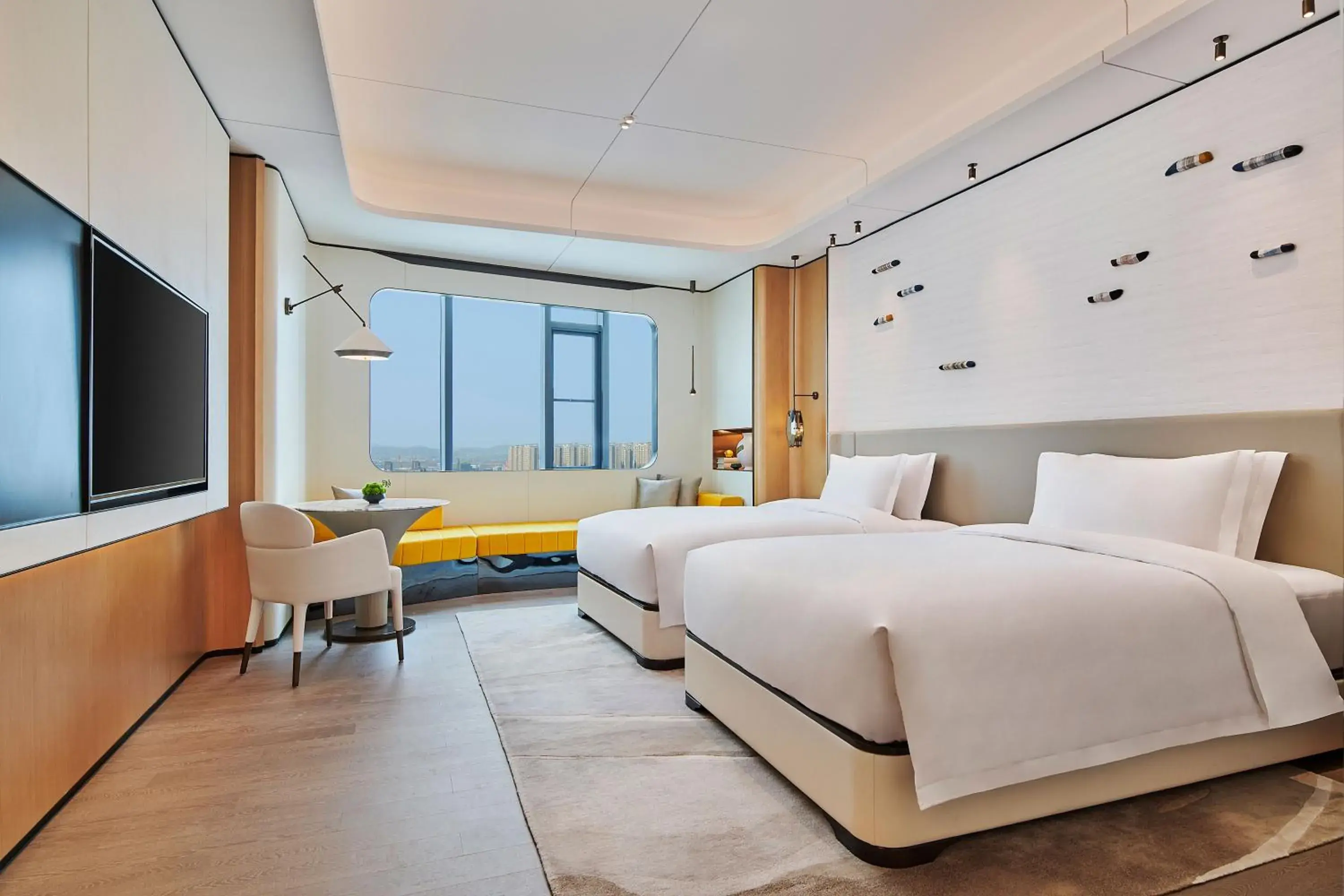 Deluxe Twin Nonsmoking Room in Wyndham Garden Nanjing Airport Deluxe Twin Nonsmoking Room in Wyndham Garden Nanjing Airport