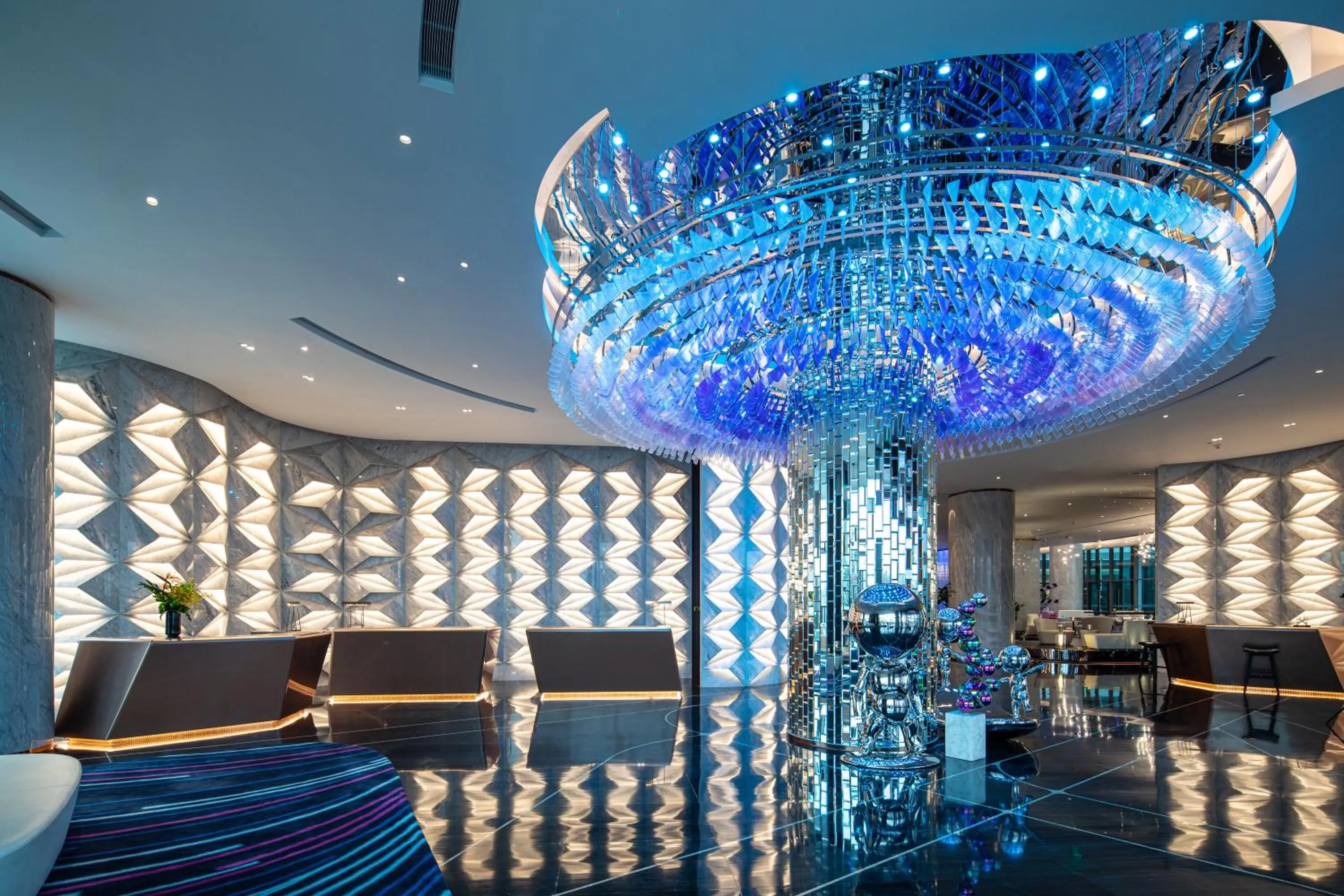 Lobby or reception in Wyndham Garden Nanjing Airport