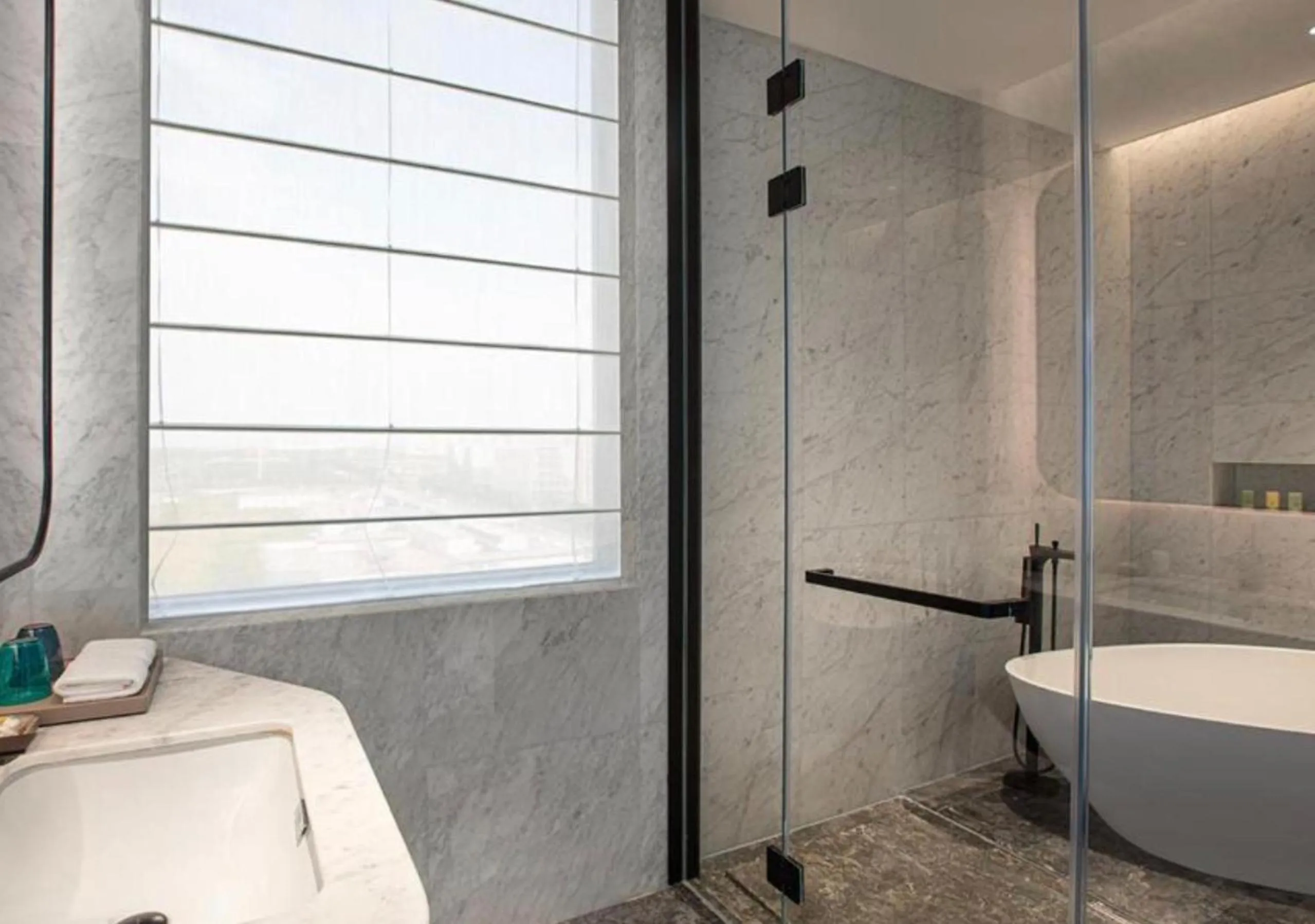 Bathroom in Wyndham Garden Nanjing Airport