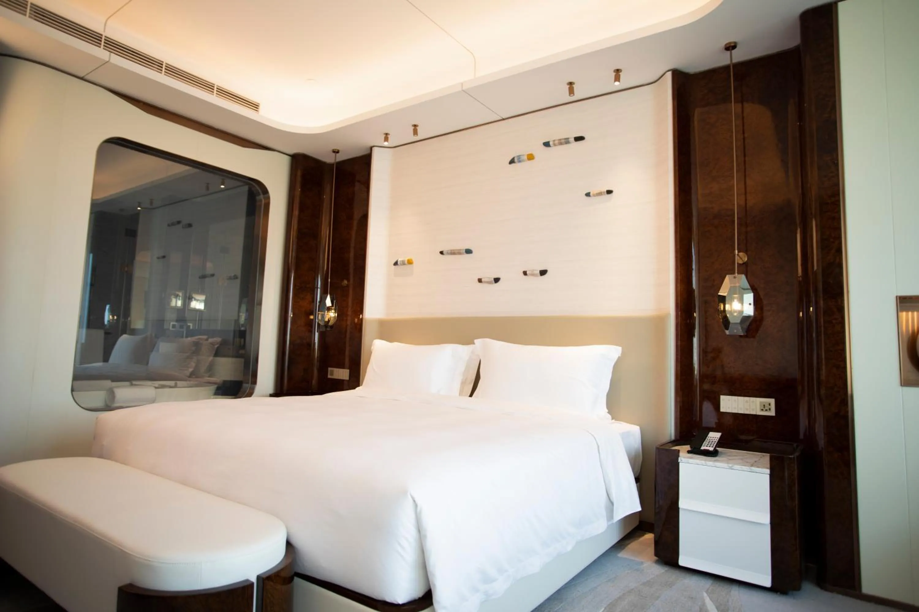 Bedroom, Bed in Wyndham Garden Nanjing Airport