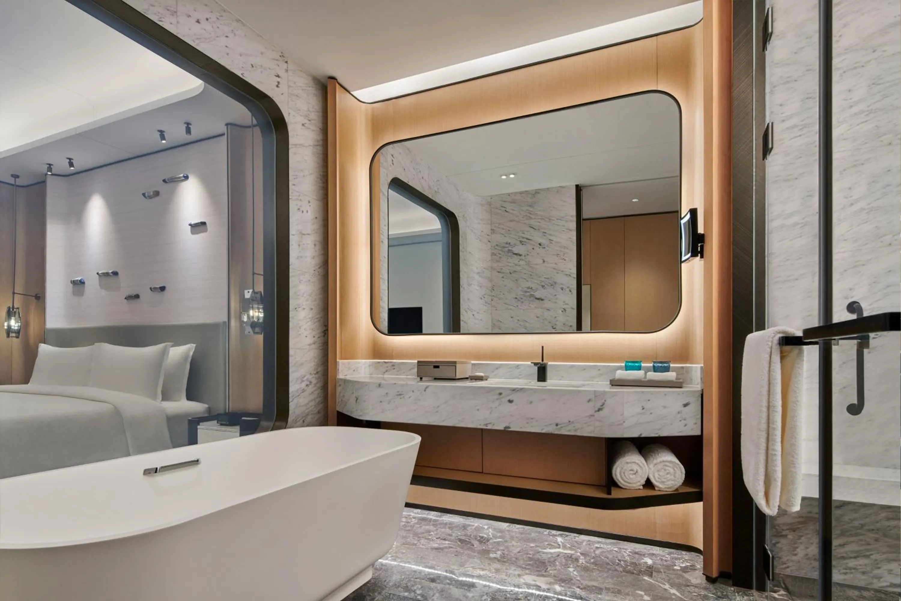 Bathroom in Wyndham Garden Nanjing Airport