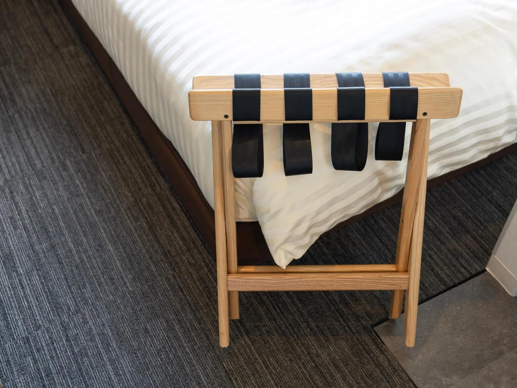 Bed in Super Hotel Fujikawaguchiko Tennenonsen