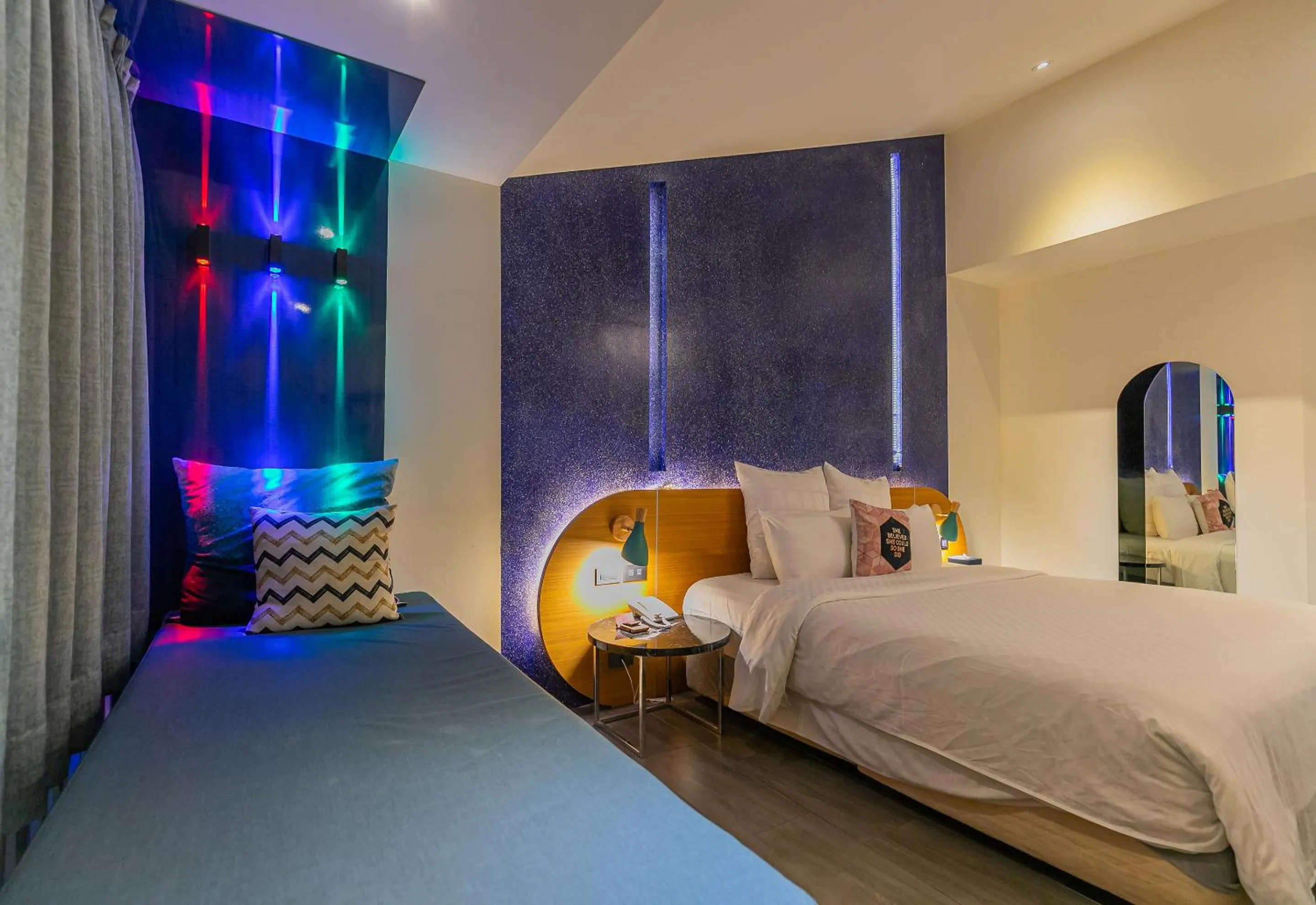 Bed in 里萊行旅 - Lilai Motel