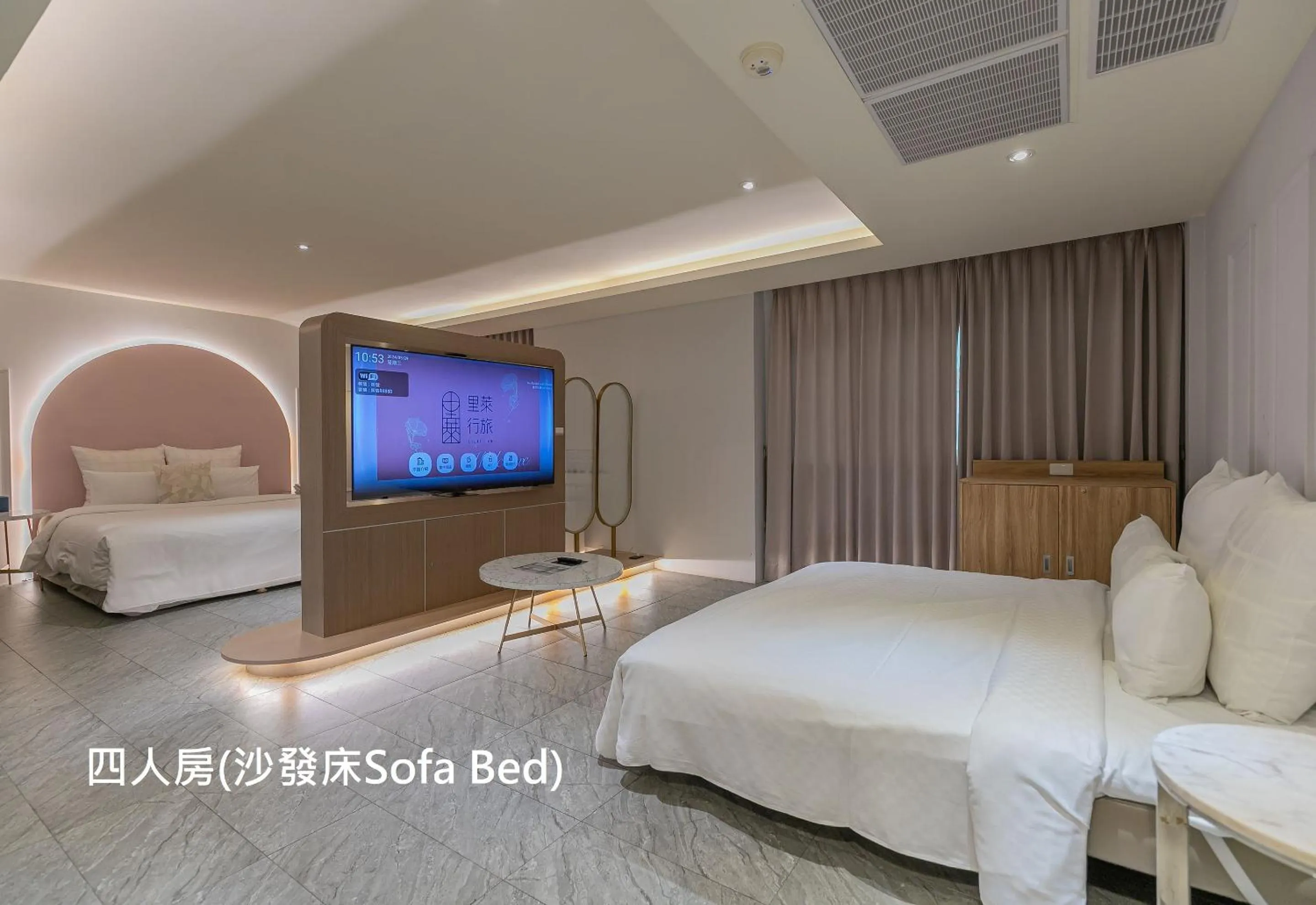 Bed in 里萊行旅 - Lilai Motel