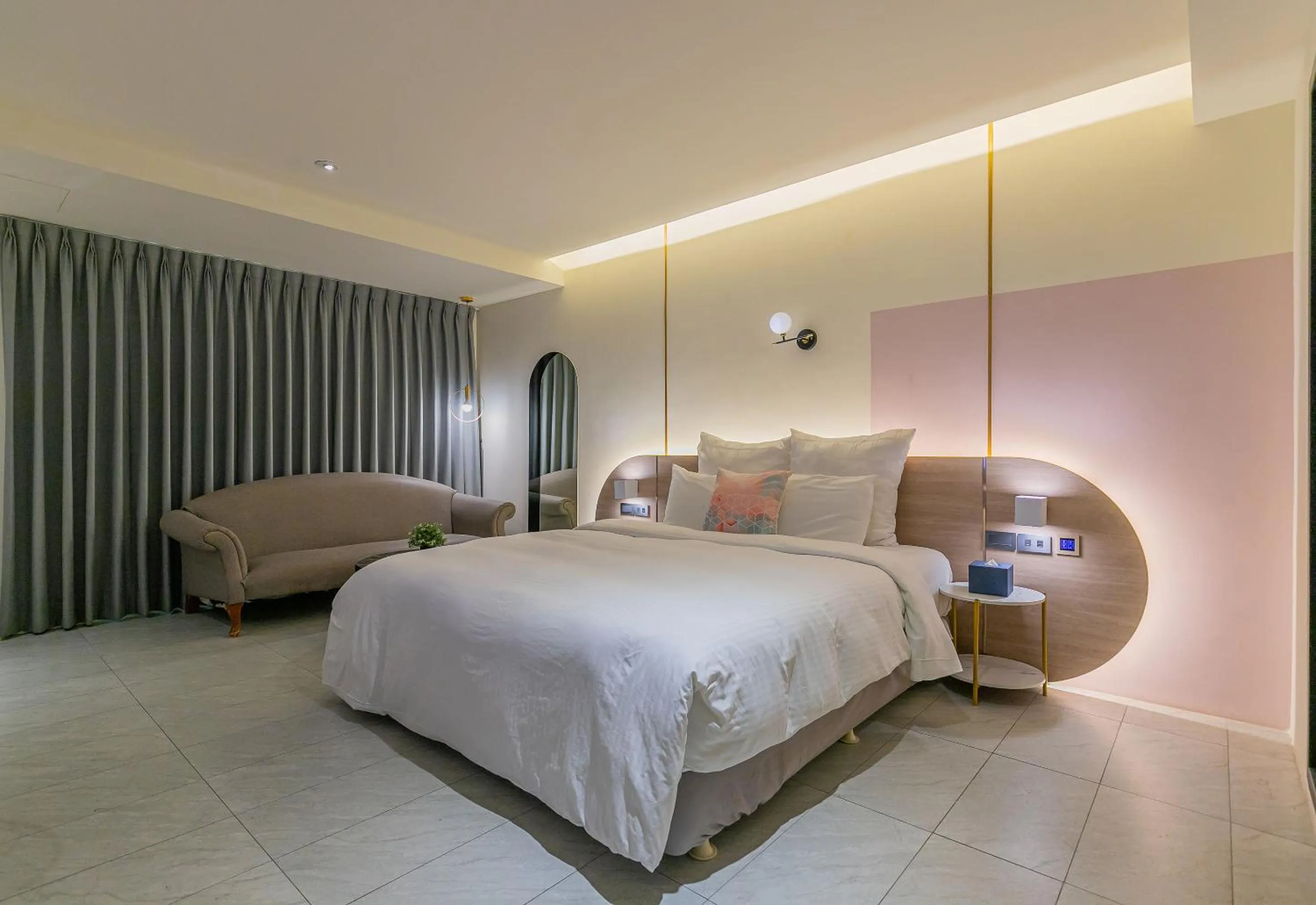 Bed in 里萊行旅 - Lilai Motel