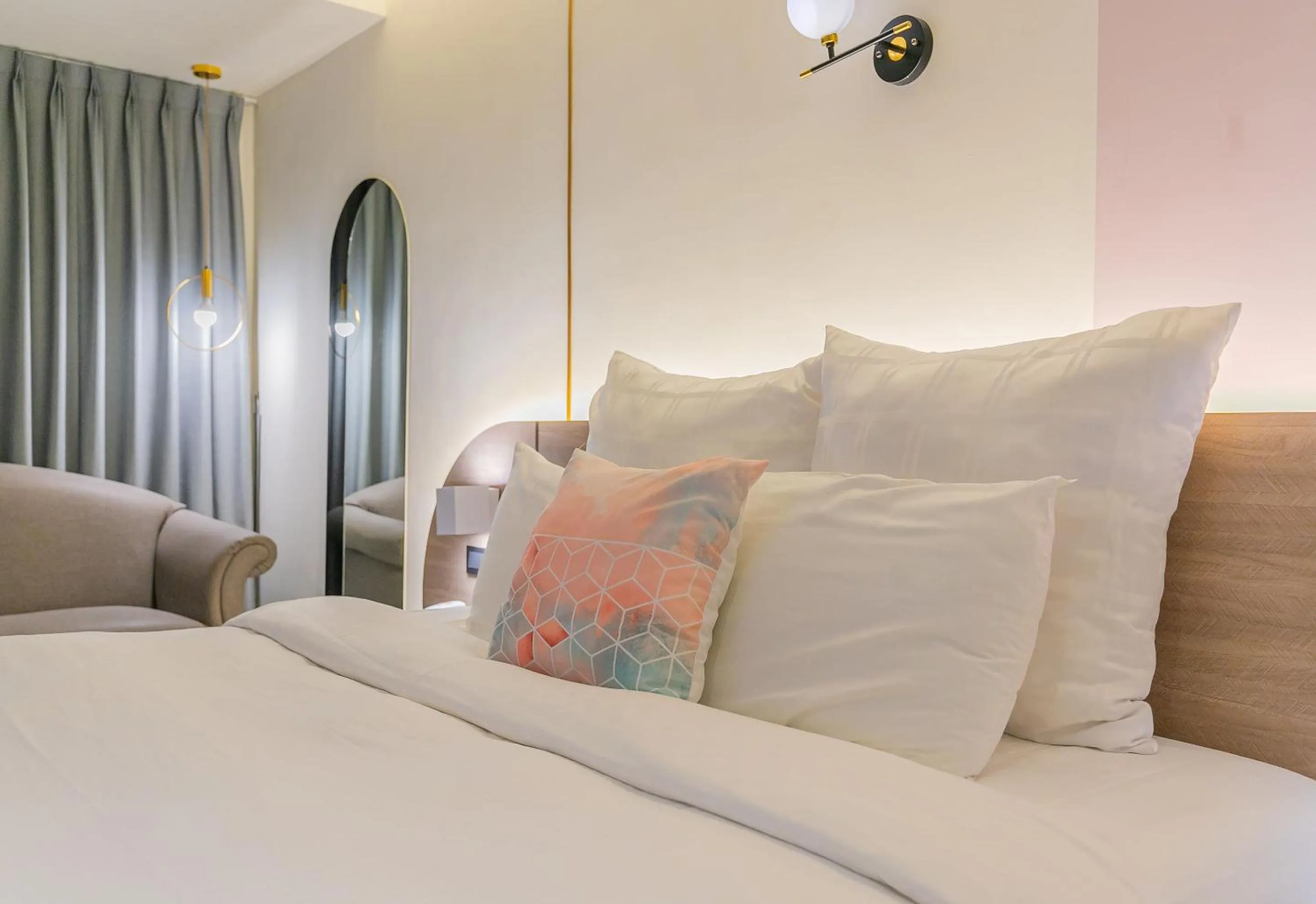 Bed in 里萊行旅 - Lilai Motel